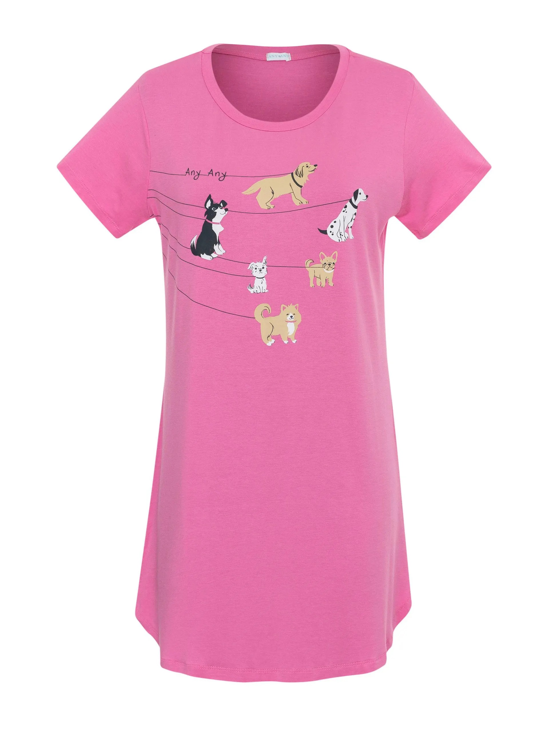 Camisola Manga Curta Dolce Rose