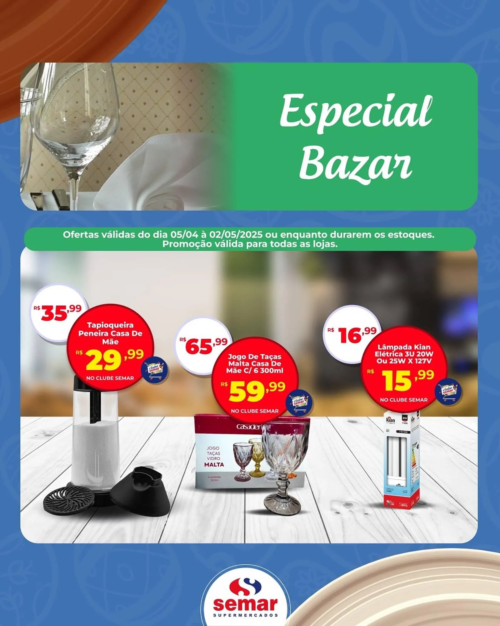 Encarte de Catálogo Semar Supermercado 10 de abril até 2 de maio 2025 - Pagina 3