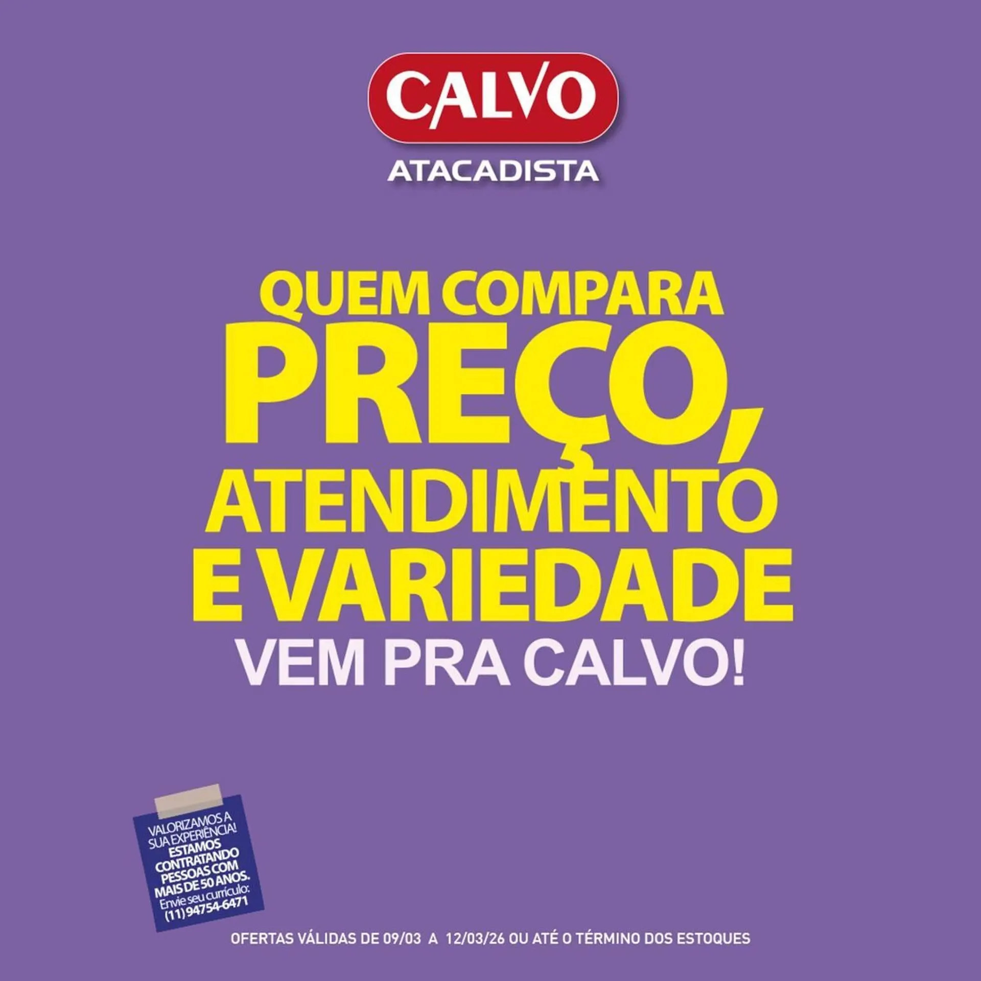 Folheto Calvo Atacadista - 1