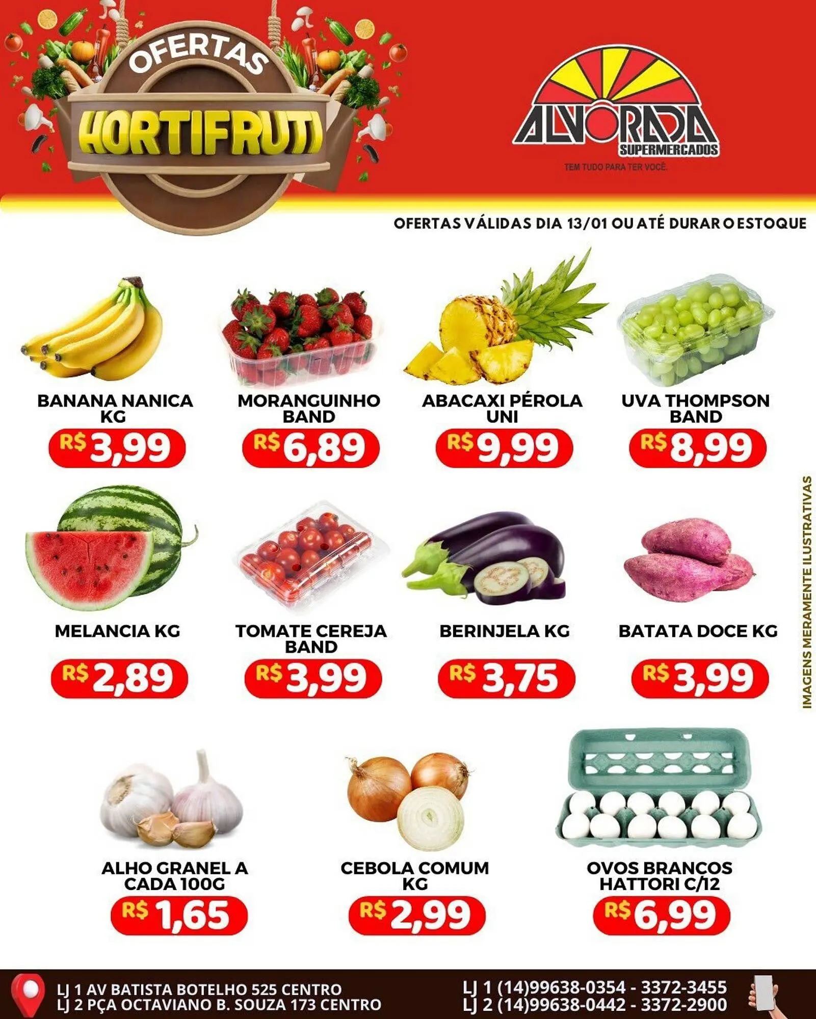 Encarte de Catálogo Alvorada Supermercados 13 de janeiro até 13 de janeiro 2026 - Pagina 1