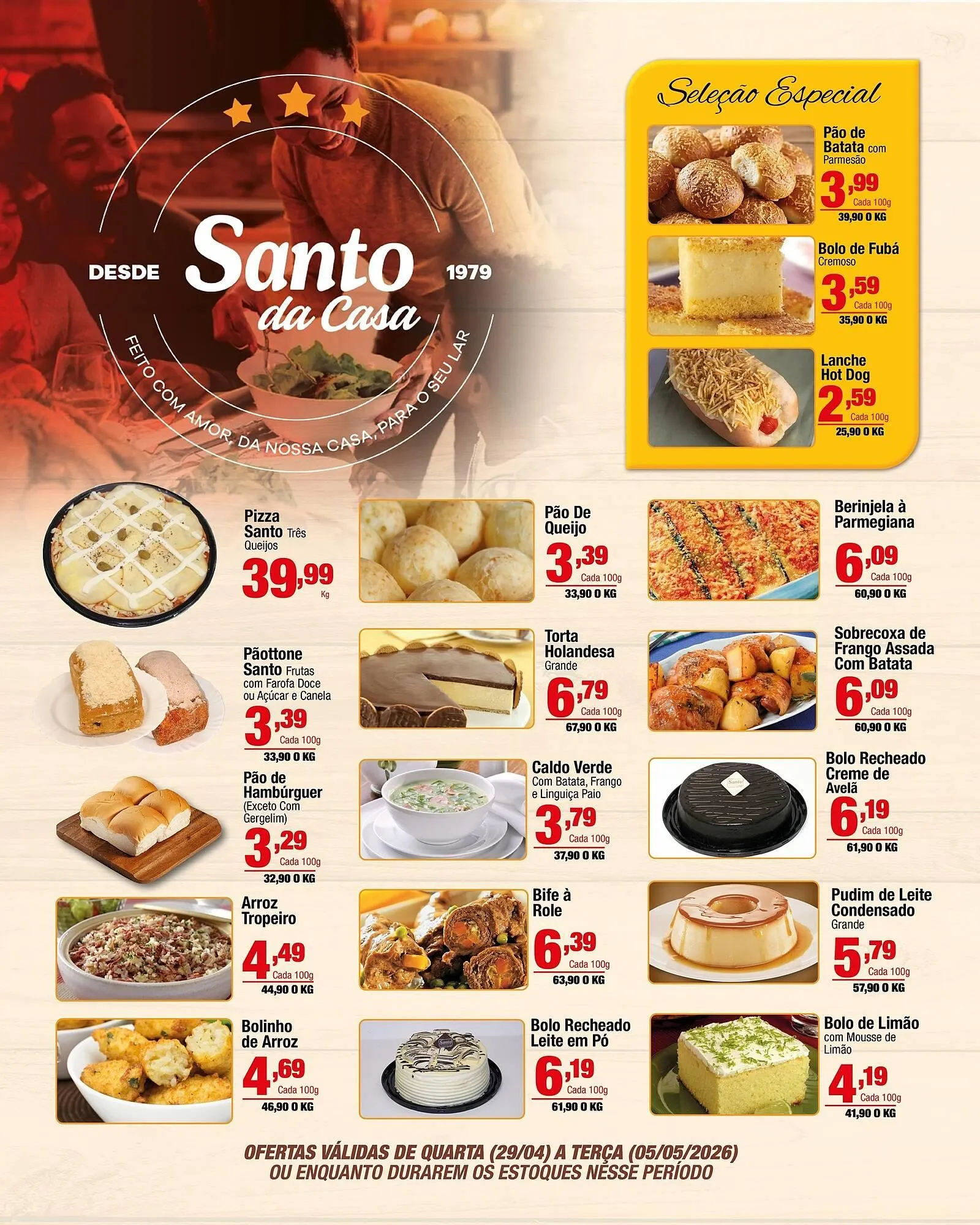 Encarte de Catálogo Santo Supermercados 29 de abril até 3 de maio 2026 - Pagina 4