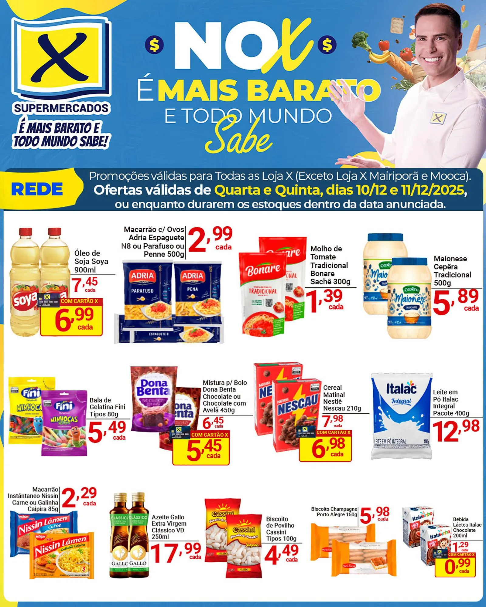 Encarte de Folheto X Supermercados 10 de dezembro até 11 de dezembro 2025 - Pagina 2
