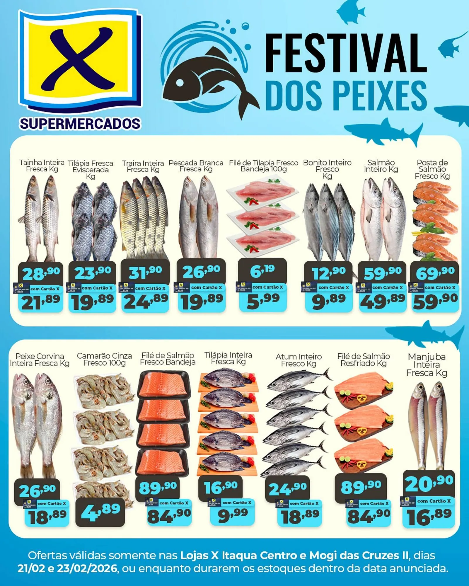 Folheto X Supermercados - 1