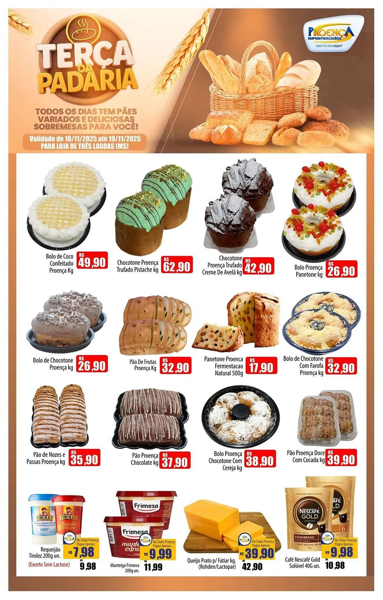 Encarte de Catálogo Proença Supermercados 18 de novembro até 19 de novembro 2025 - Pagina 1