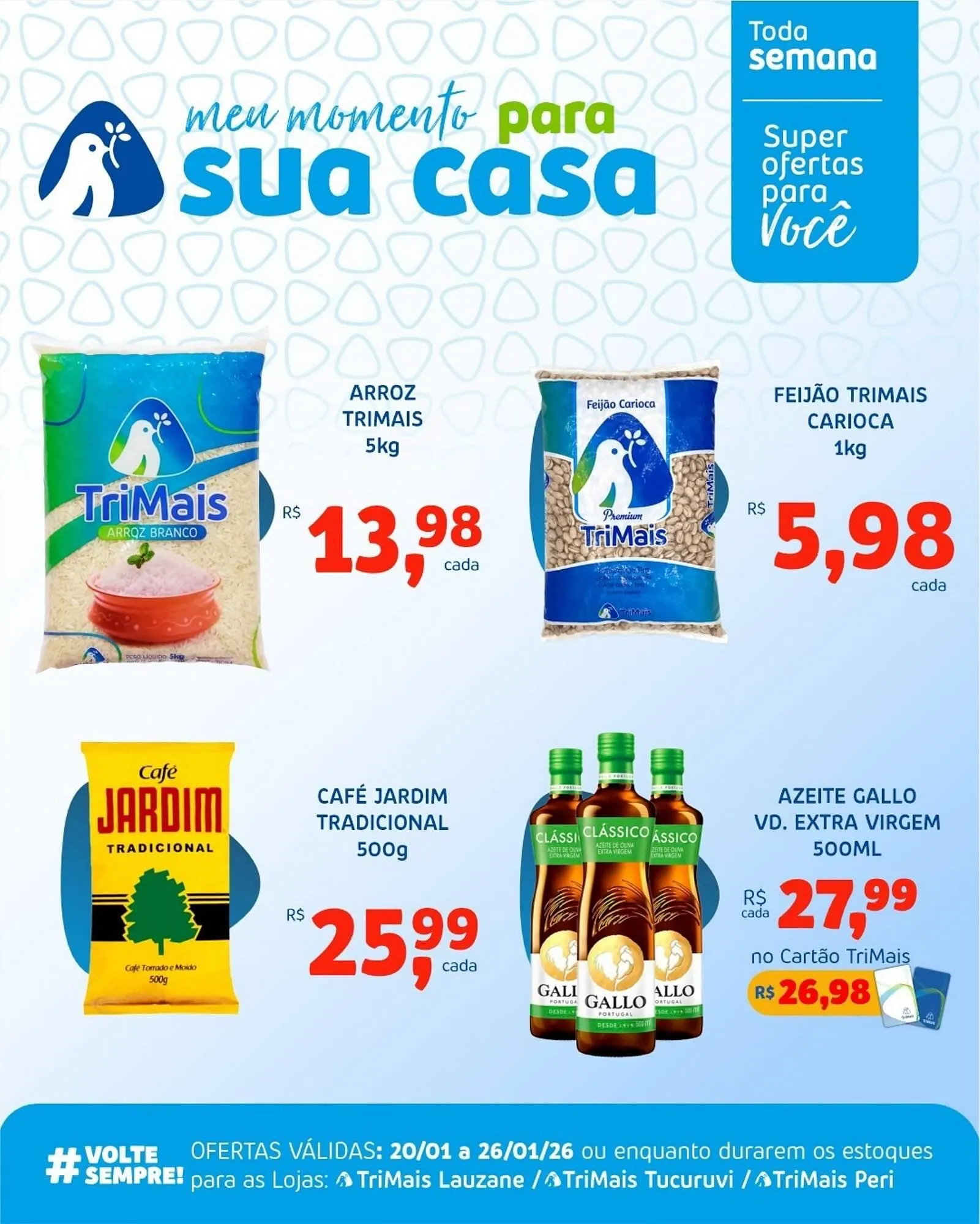 Encarte de Catálogo Trimais Supermercado 20 de janeiro até 26 de janeiro 2026 - Pagina 1
