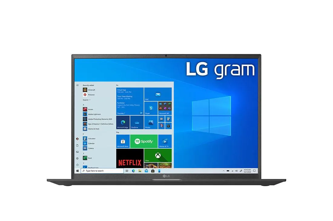 LG gram 17'' Windows 11 Home, Intel® Core™ i7 11ª geração, plataforma Intel® Evo™, 1.350g