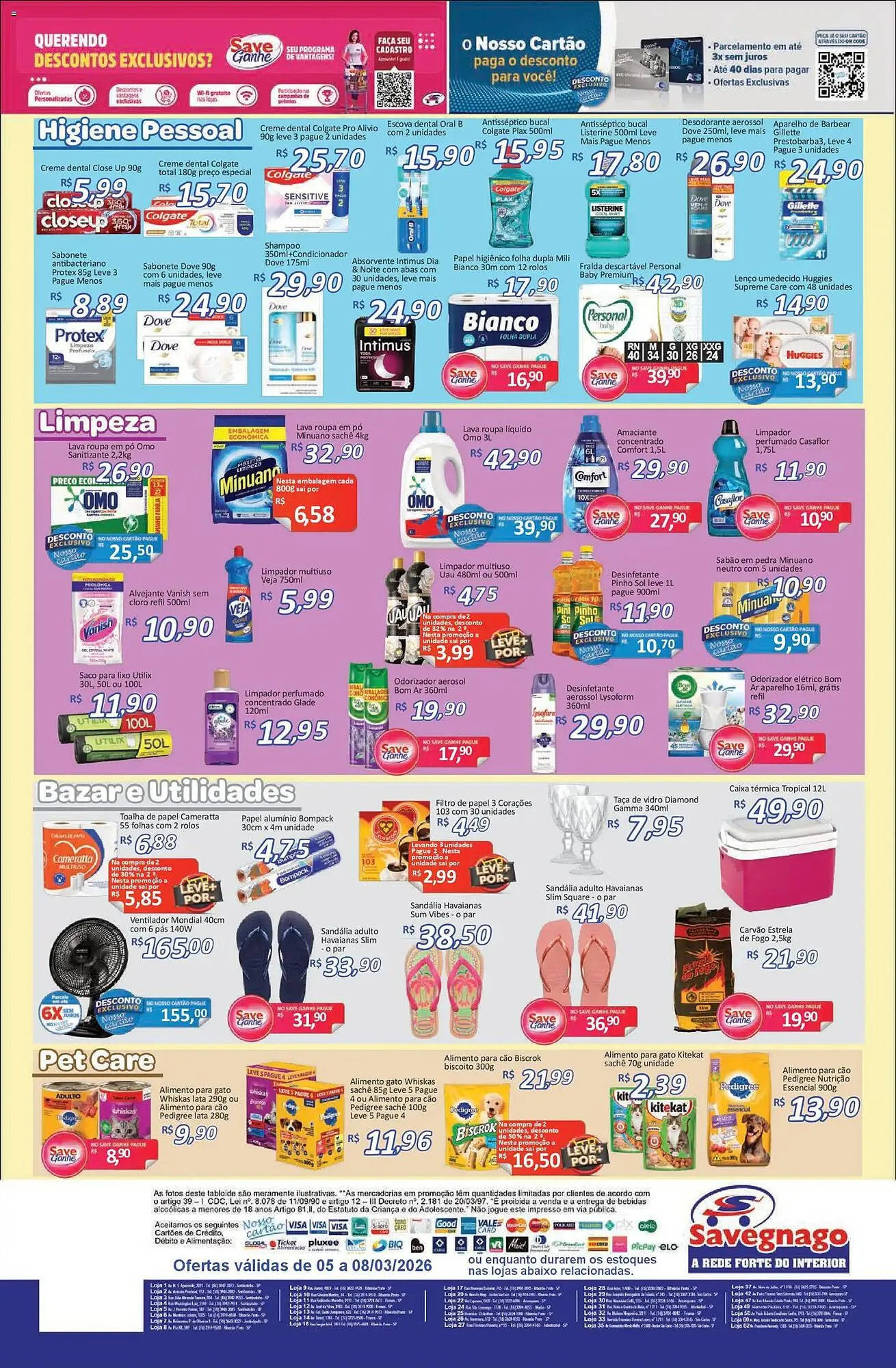 Encarte de Catálogo Supermercados Savegnago 5 de março até 8 de março 2026 - Pagina 4