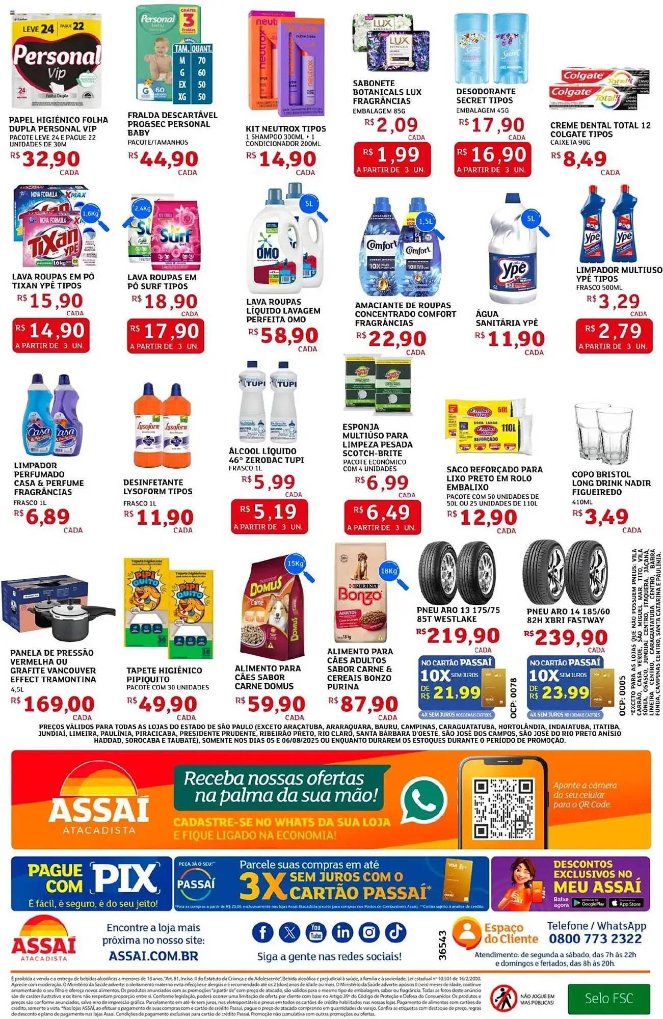 Encarte de Catálogo Assaí Atacadista 5 de agosto até 6 de agosto 2025 - Pagina 4