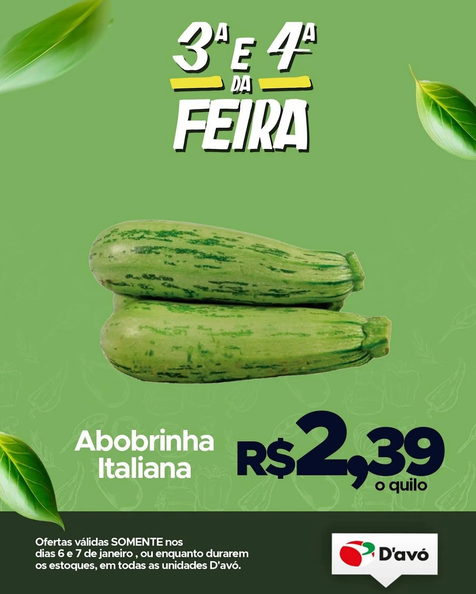 Encarte de Catálogo D'avó Supermercado 6 de janeiro até 7 de janeiro 2026 - Pagina 1