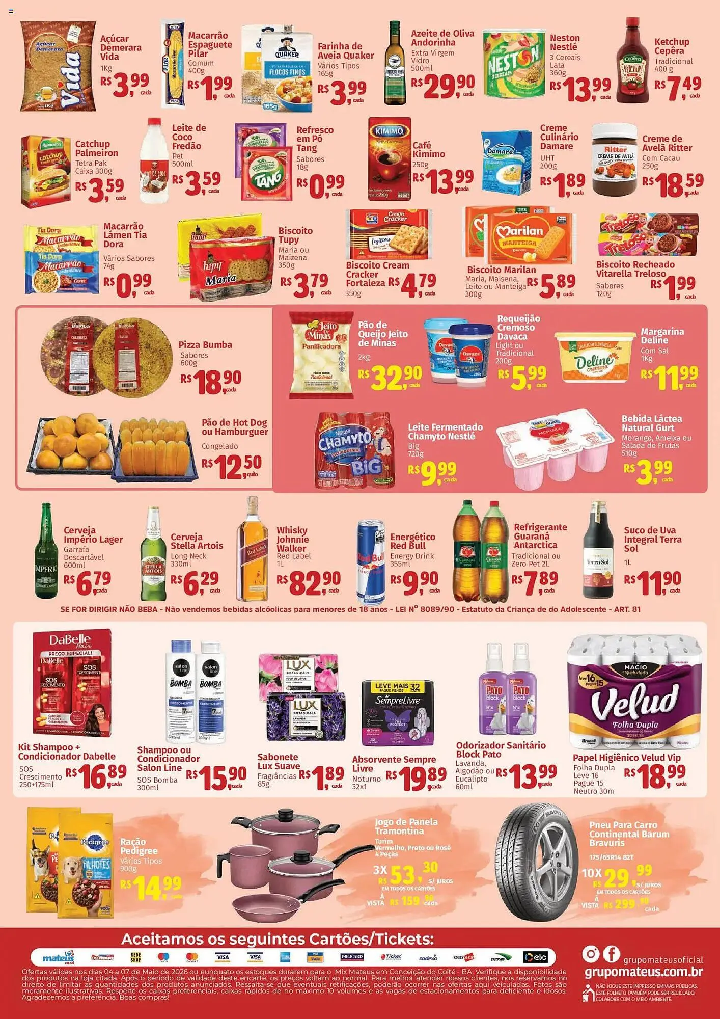 Encarte de Catálogo Supermercados Mateus 4 de maio até 7 de maio 2026 - Pagina 2