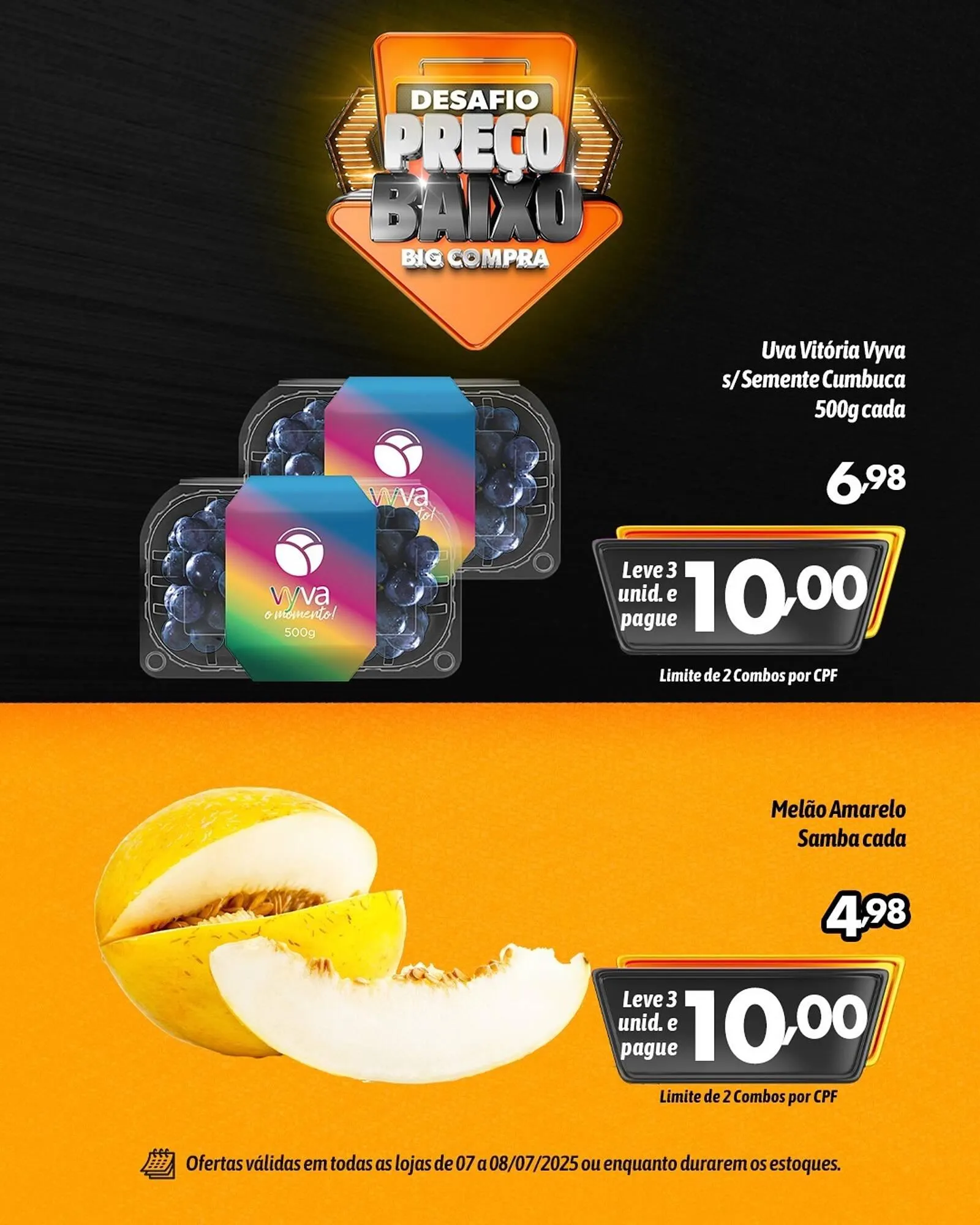 Encarte de Catálogo Supermercados Big Compra 7 de julho até 8 de julho 2025 - Pagina 3