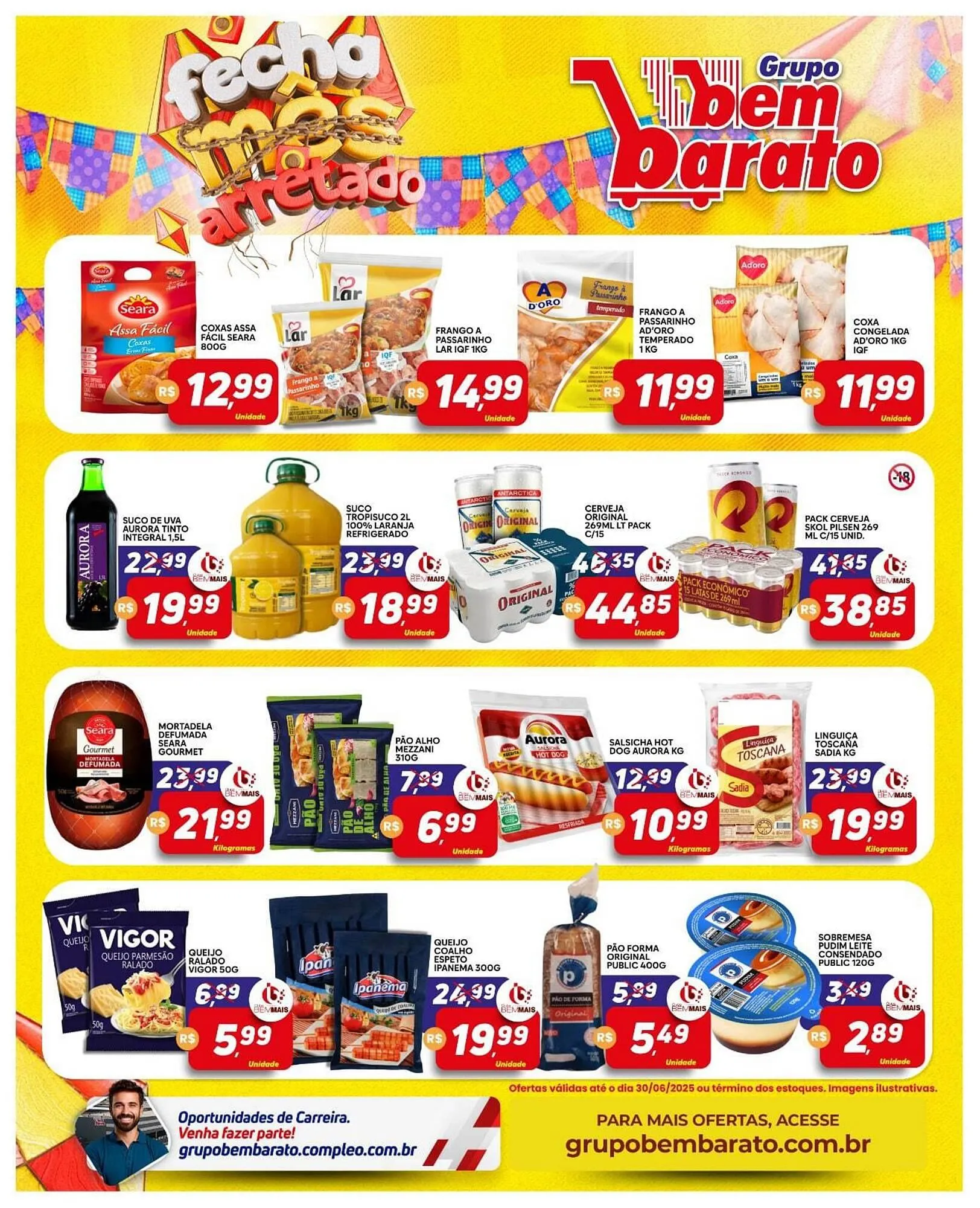 Encarte de Catálogo Supermercado Bem Barato 25 de junho até 30 de junho 2025 - Pagina 2