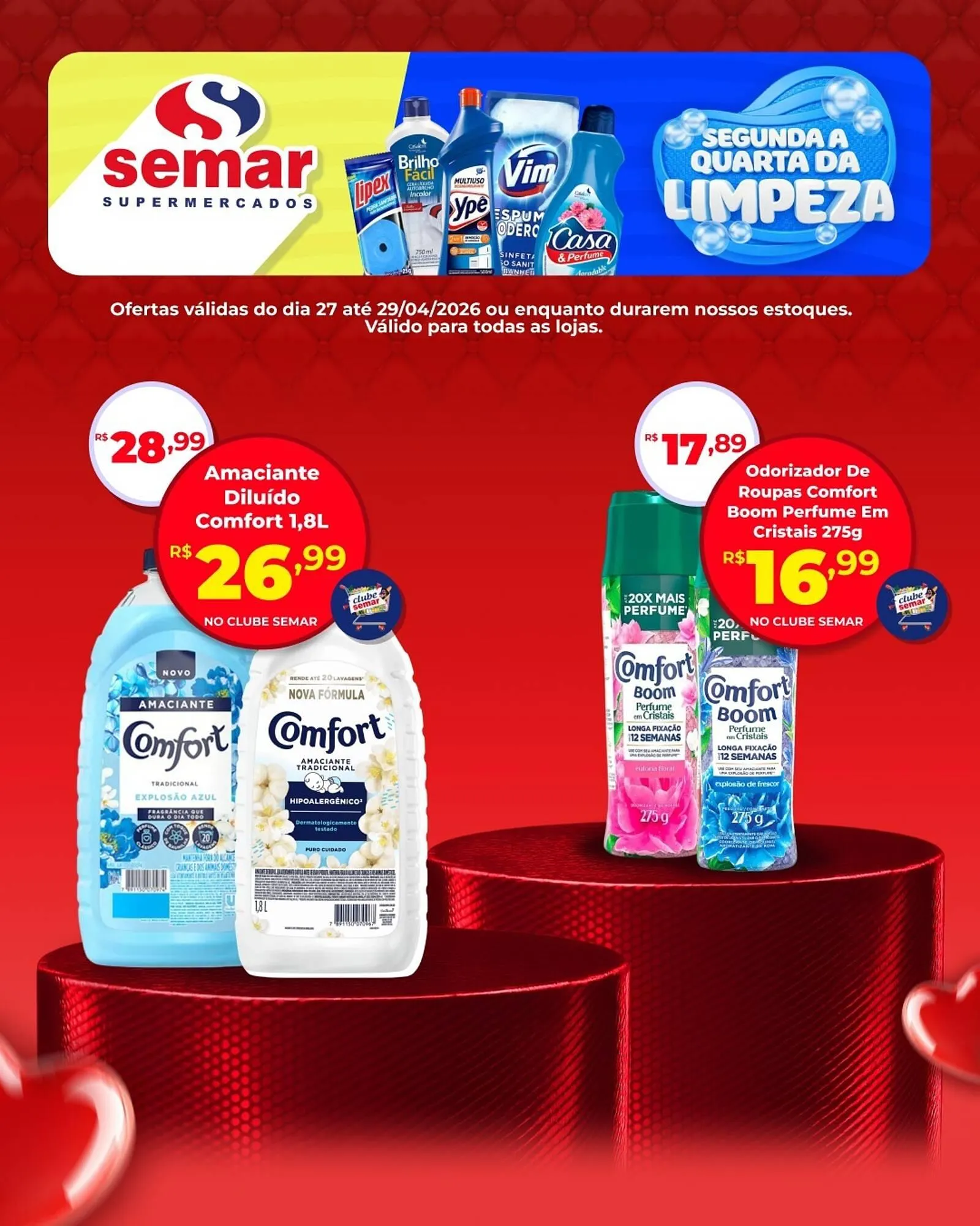 Encarte de Folheto Semar Supermercado 27 de abril até 29 de abril 2026 - Pagina 2