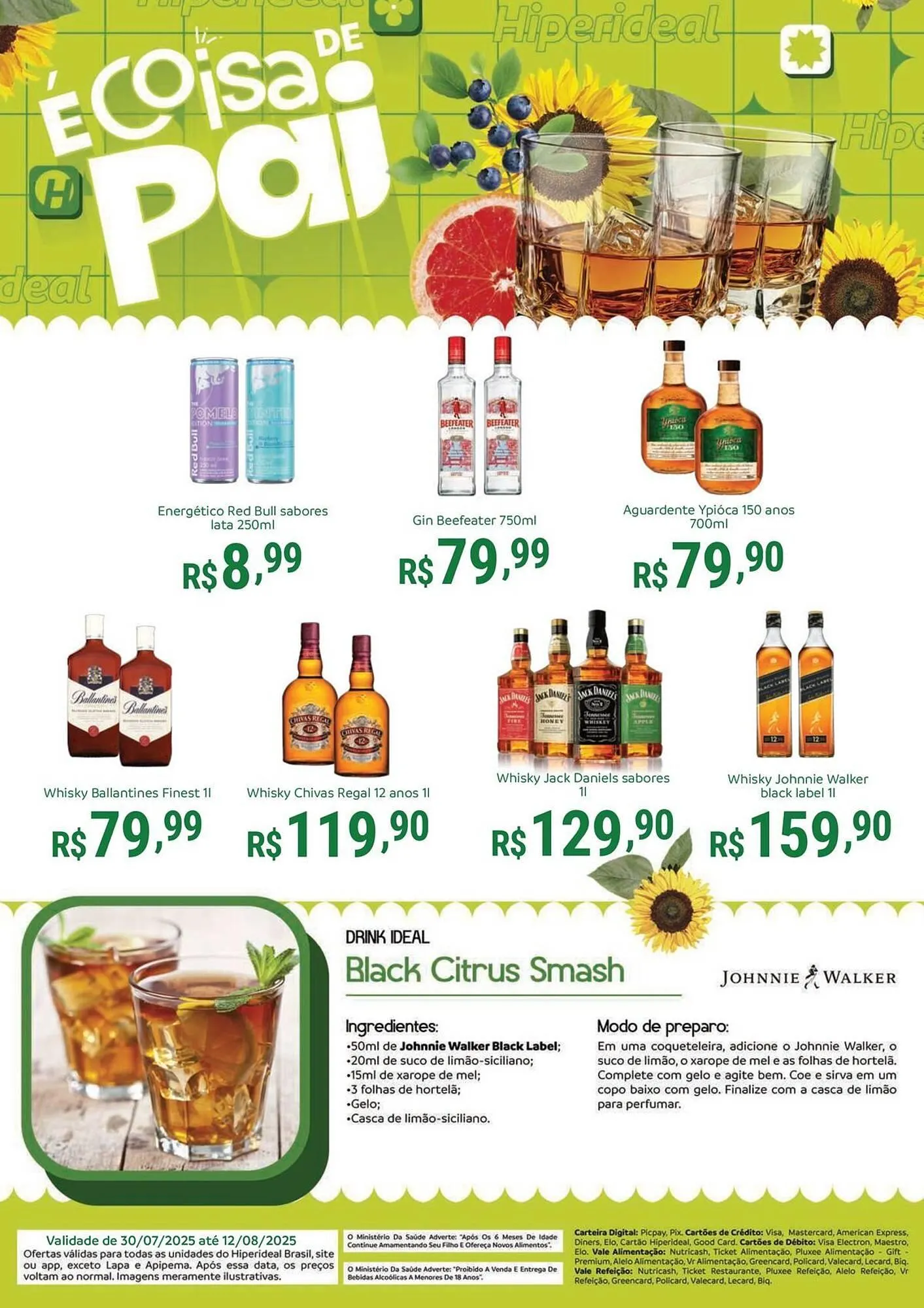 Encarte de Catálogo Hiperideal Supermercados 30 de julho até 12 de agosto 2025 - Pagina 4