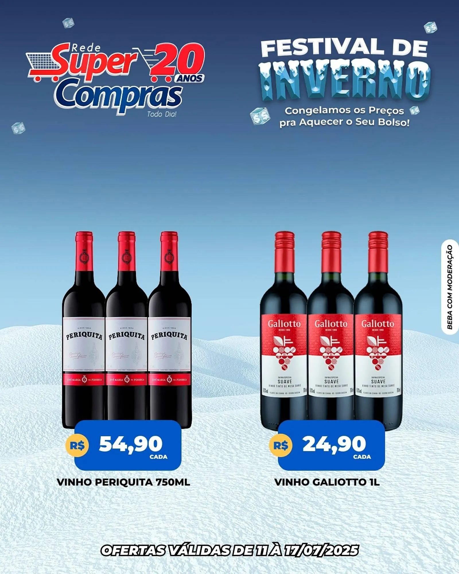 Encarte de Catálogo Rede Super Compras 12 de julho até 17 de julho 2025 - Pagina 1