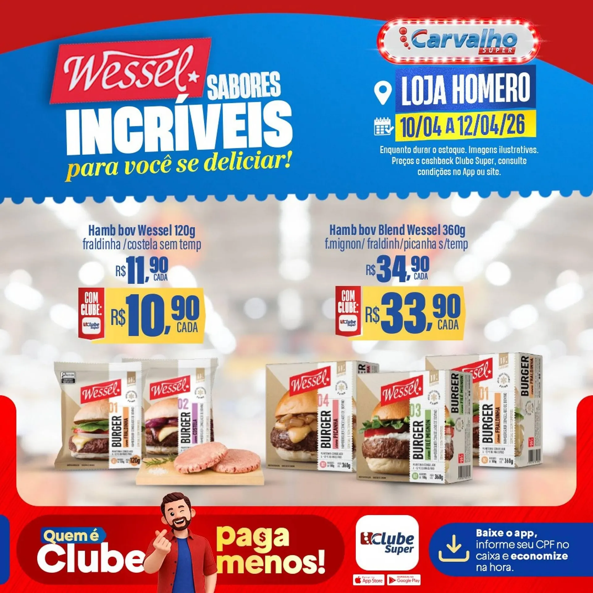 Encarte de Catálogo Carvalho Supermercado 10 de abril até 12 de abril 2026 - Pagina 2