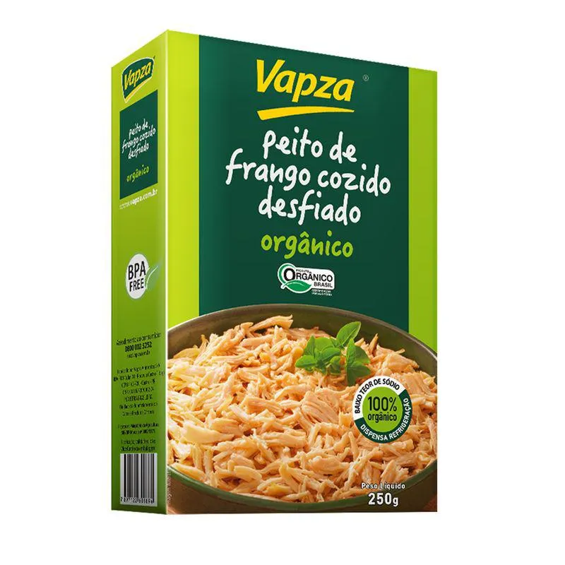 Peito Frango Vapza 250G Orgânico