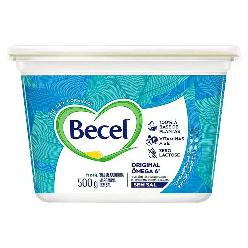 Margarina Becel 500g Sem Sal