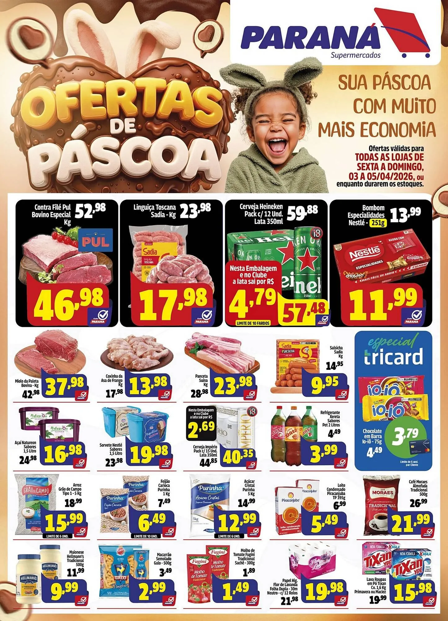 Encarte de Folheto Supermercado Paraná 2 de abril até 5 de abril 2026 - Pagina 1