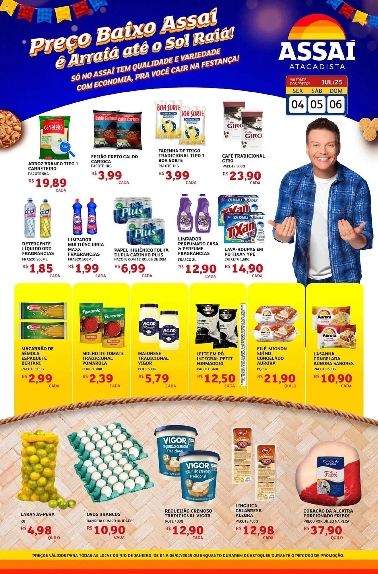Encarte de Catálogo Assaí Atacadista 4 de julho até 6 de julho 2025 - Pagina 1