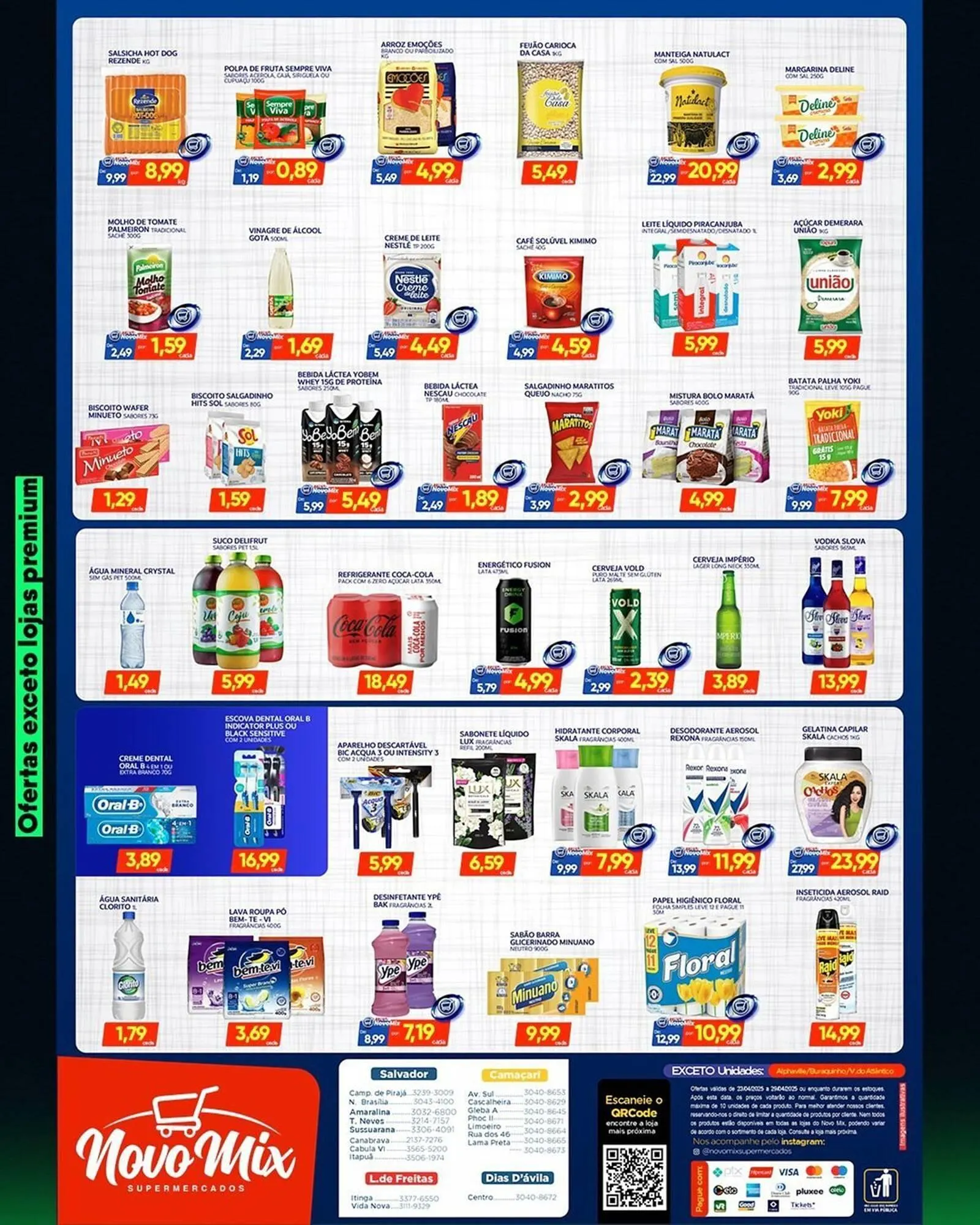 Encarte de Catálogo Novo Mix 23 de abril até 29 de abril 2025 - Pagina 1