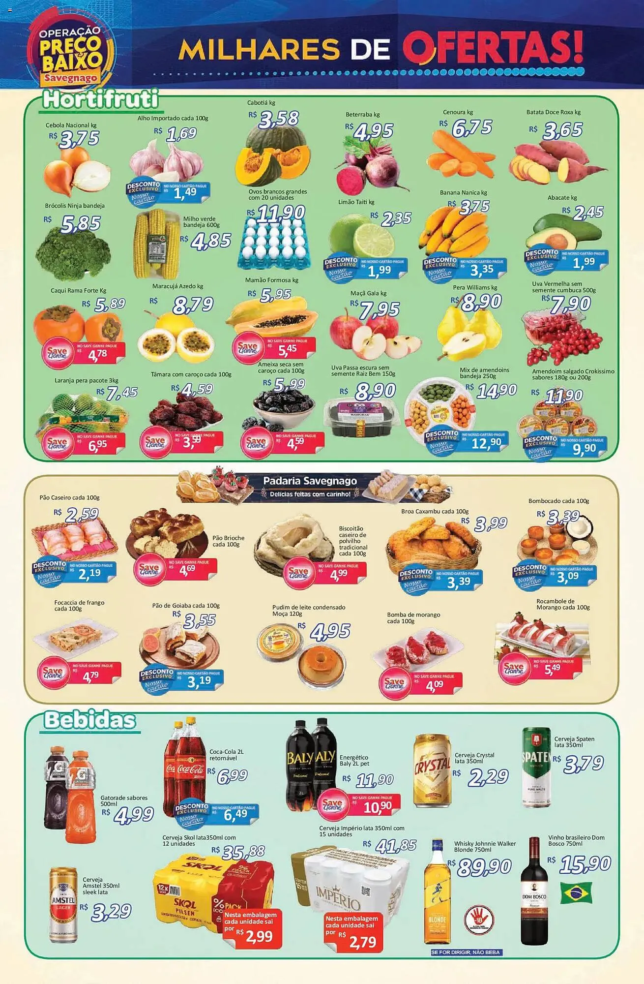 Encarte de Catálogo Supermercados Savegnago 4 de maio até 7 de maio 2026 - Pagina 2