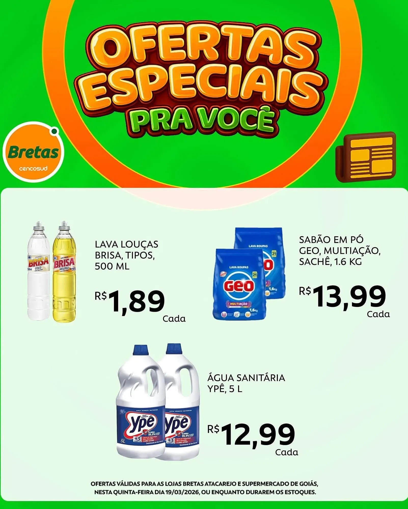 Encarte de Catálogo Supermercados Bretas 19 de março até 19 de março 2026 - Pagina 3