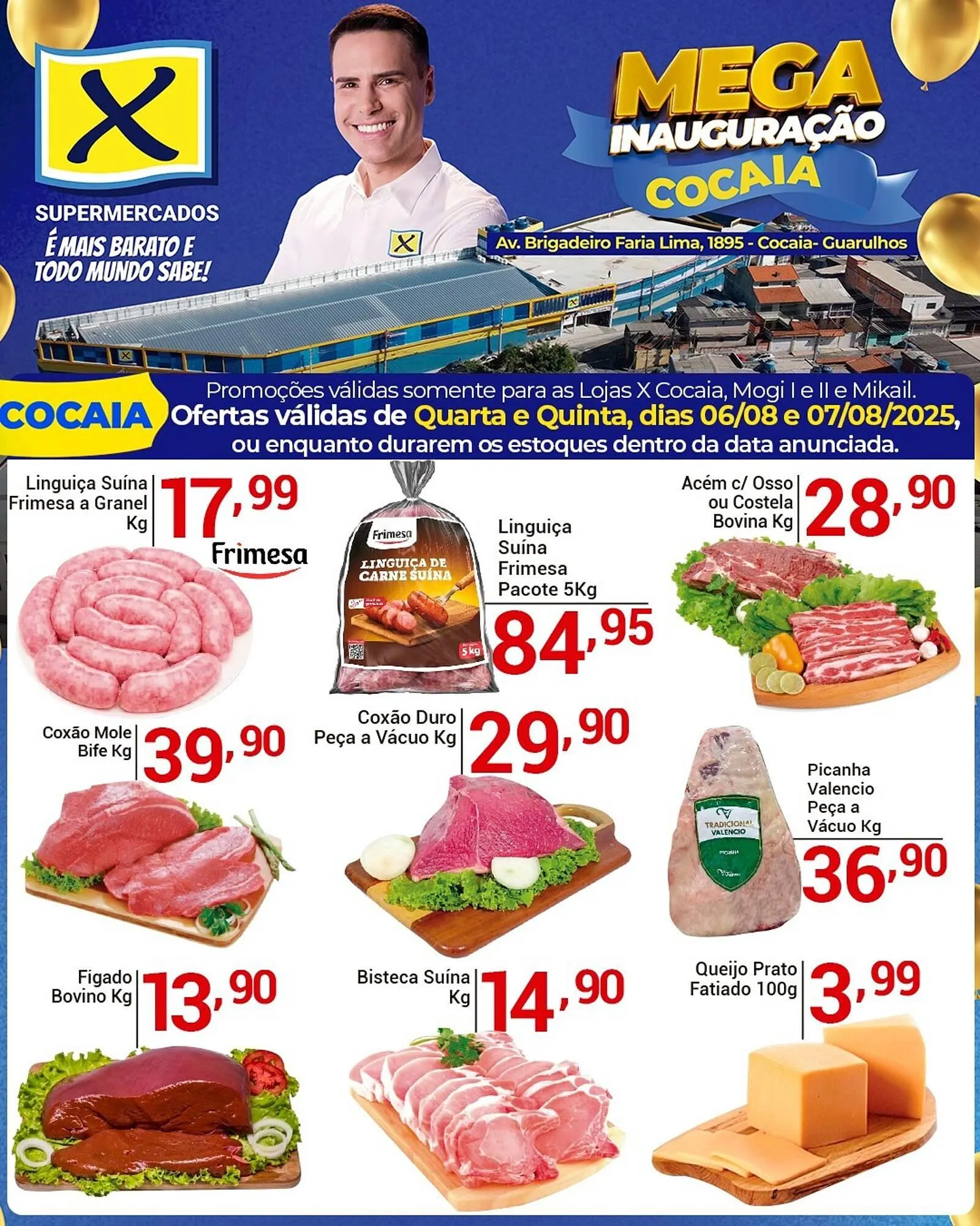 Encarte de Catálogo X Supermercados 6 de agosto até 7 de agosto 2025 - Pagina 2