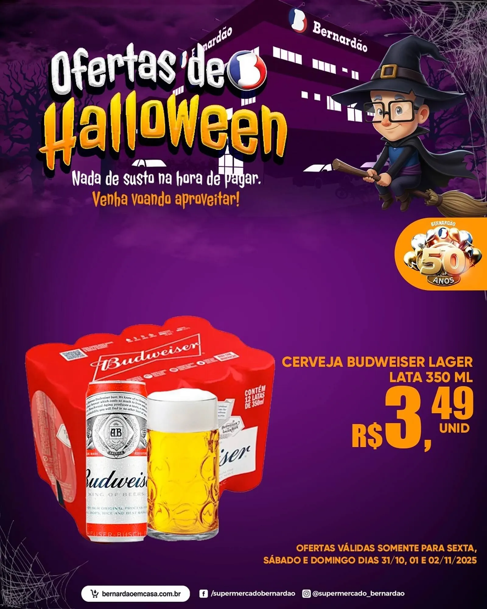 Encarte de Catálogo Supermercado Bernardão 31 de outubro até 2 de novembro 2025 - Pagina 3