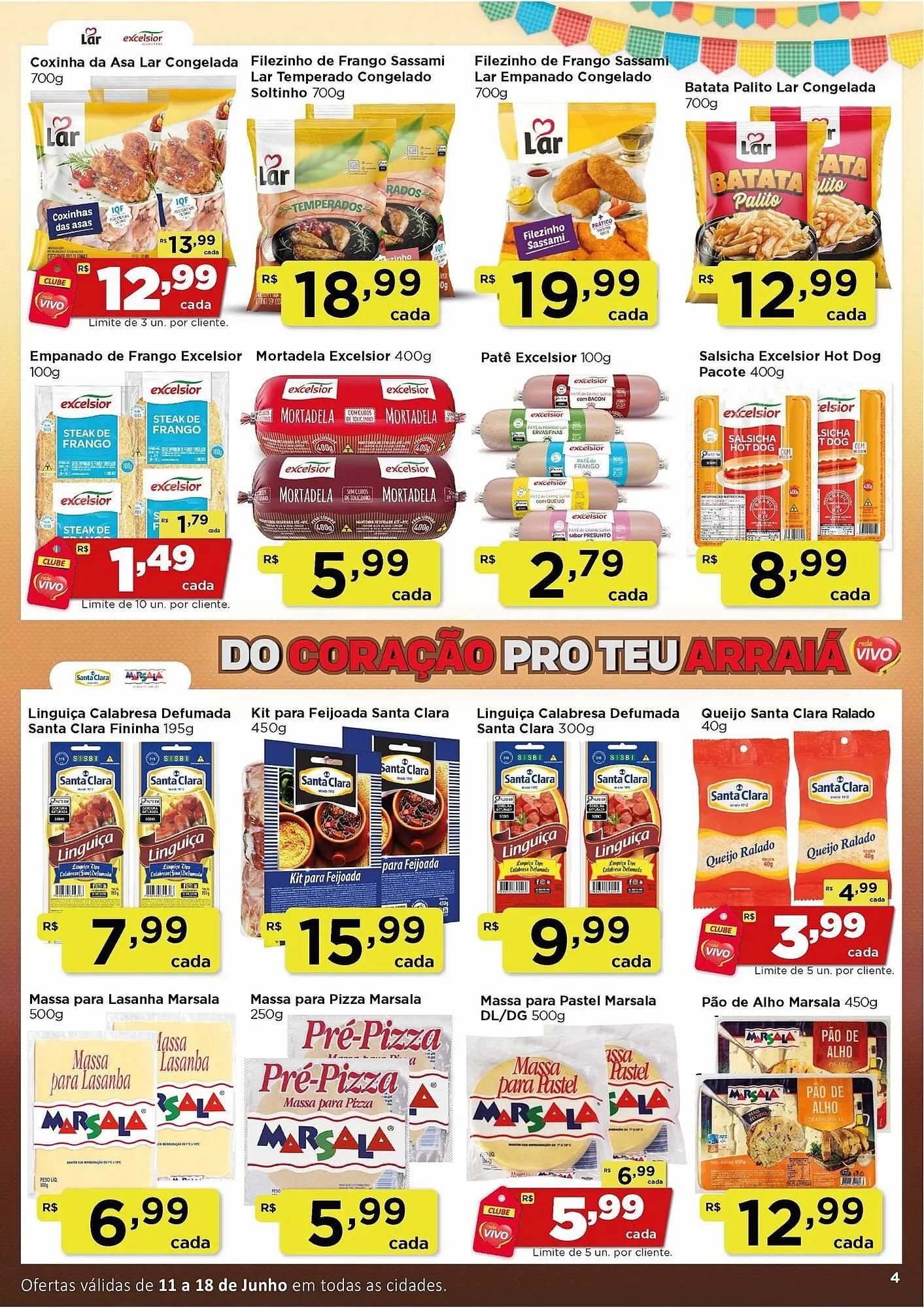 Encarte de Catálogo Rede Vivo 11 de junho até 18 de junho 2025 - Pagina 4