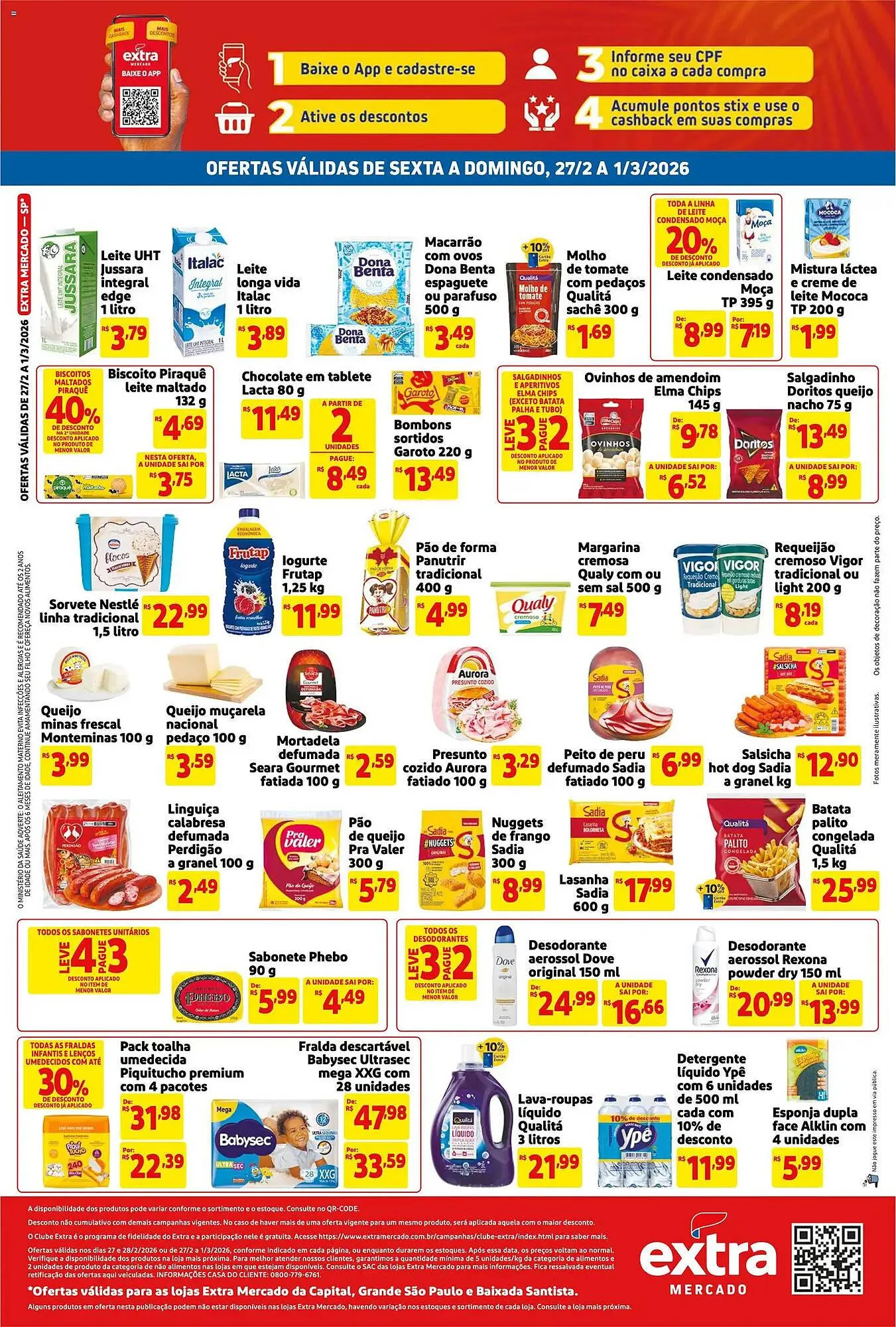 Encarte de Encarte Mercado Extra 27 de fevereiro até 1 de março 2026 - Pagina 2