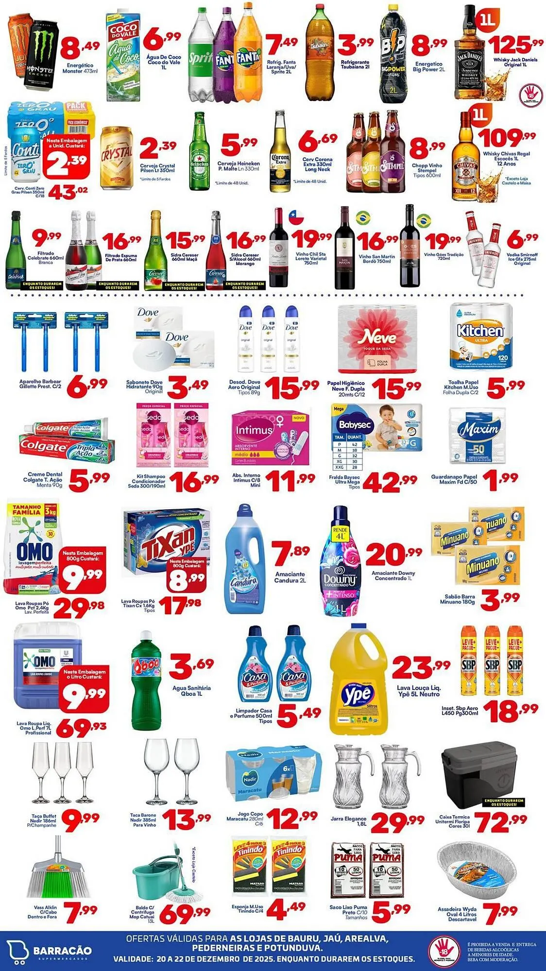 Encarte de Catálogo Barracão Supermercado 20 de dezembro até 22 de dezembro 2025 - Pagina 4