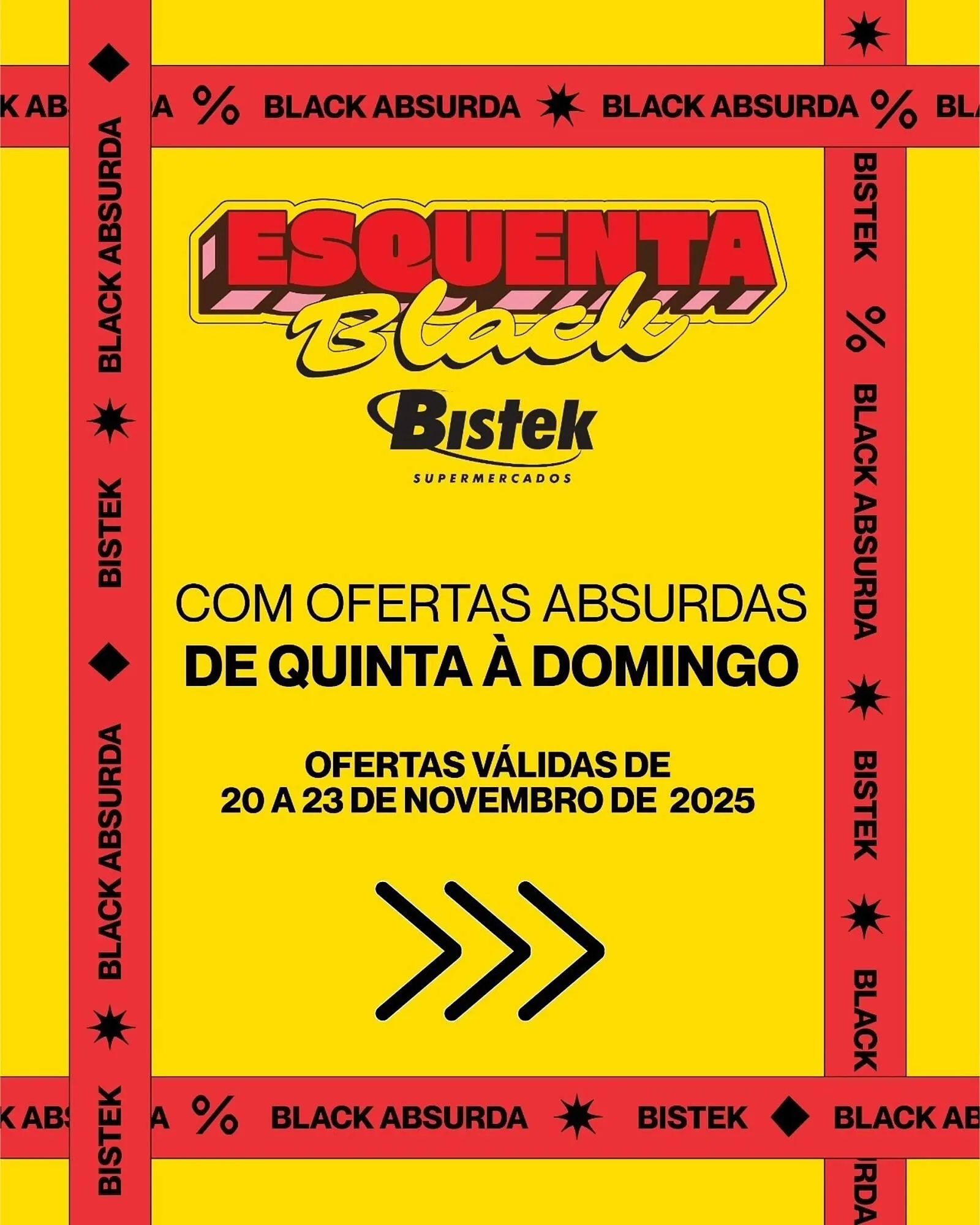 Encarte de Encarte Bistek Supermercados 19 de novembro até 23 de novembro 2025 - Pagina 1