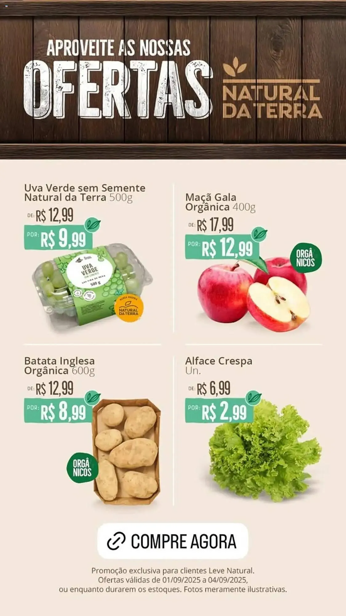 Encarte de catálogo Natural da Terra 1 de setembro até 5 de setembro 2025 - Pagina 1