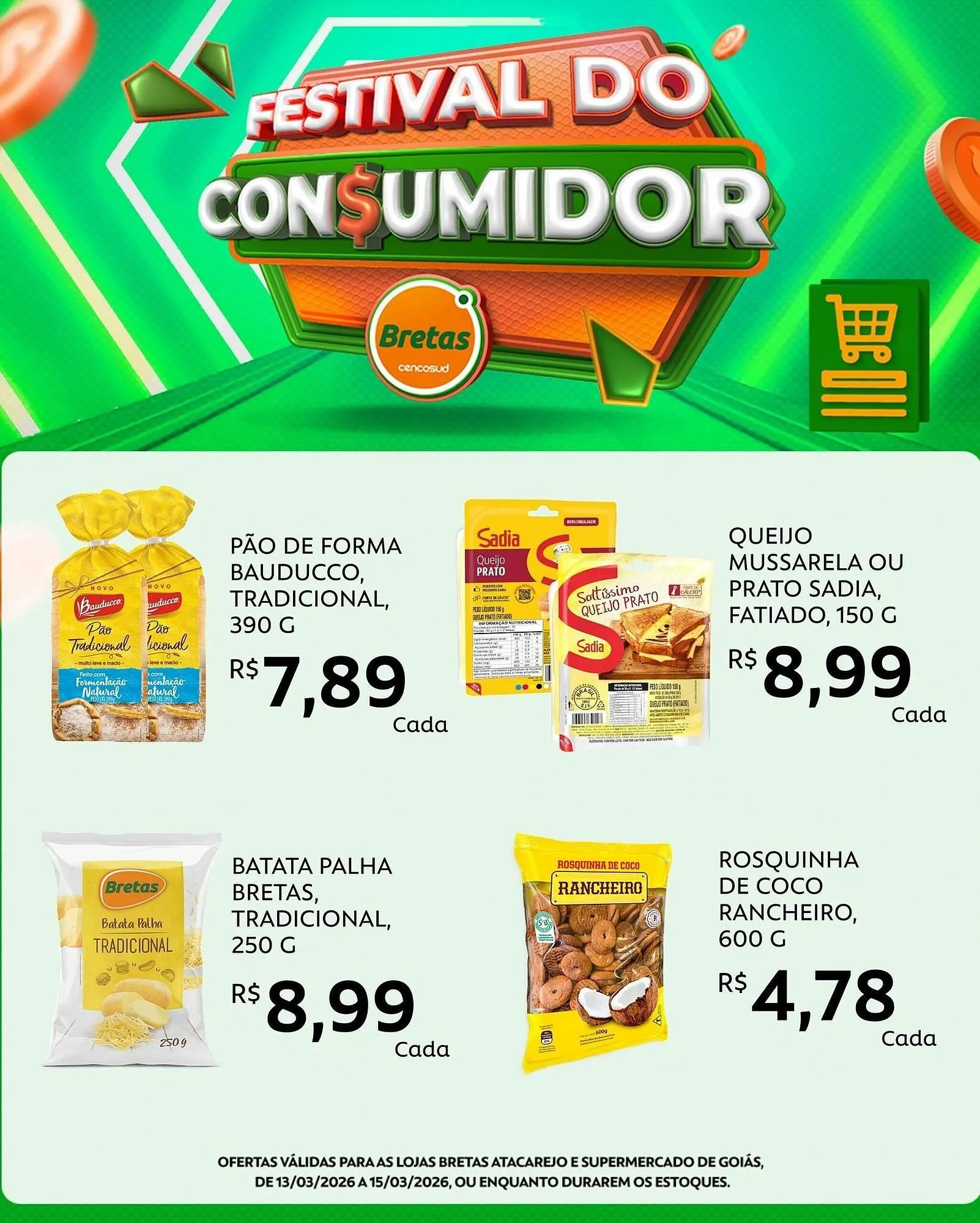 Encarte de Catálogo Supermercados Bretas 13 de março até 15 de março 2026 - Pagina 2
