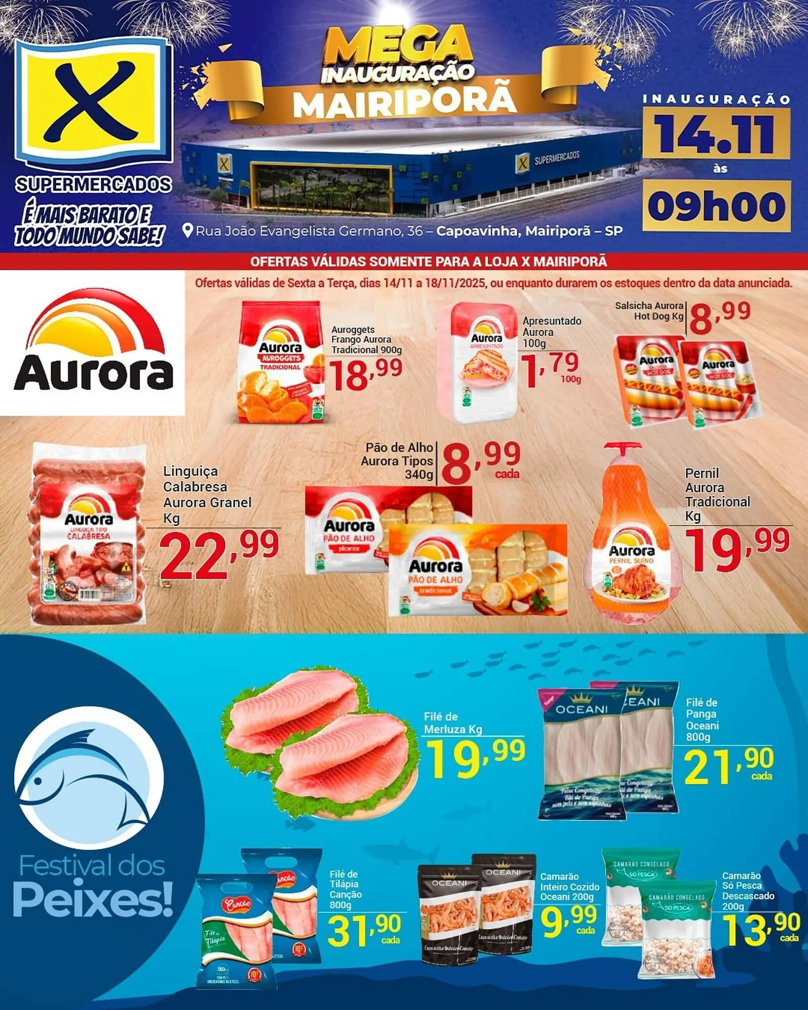 Encarte de Folheto X Supermercados 14 de novembro até 18 de novembro 2025 - Pagina 3