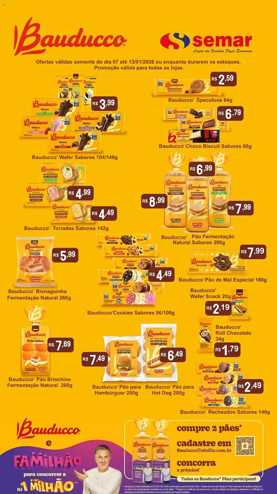 Encarte de Folheto Semar Supermercado 7 de janeiro até 13 de janeiro 2026 - Pagina 1