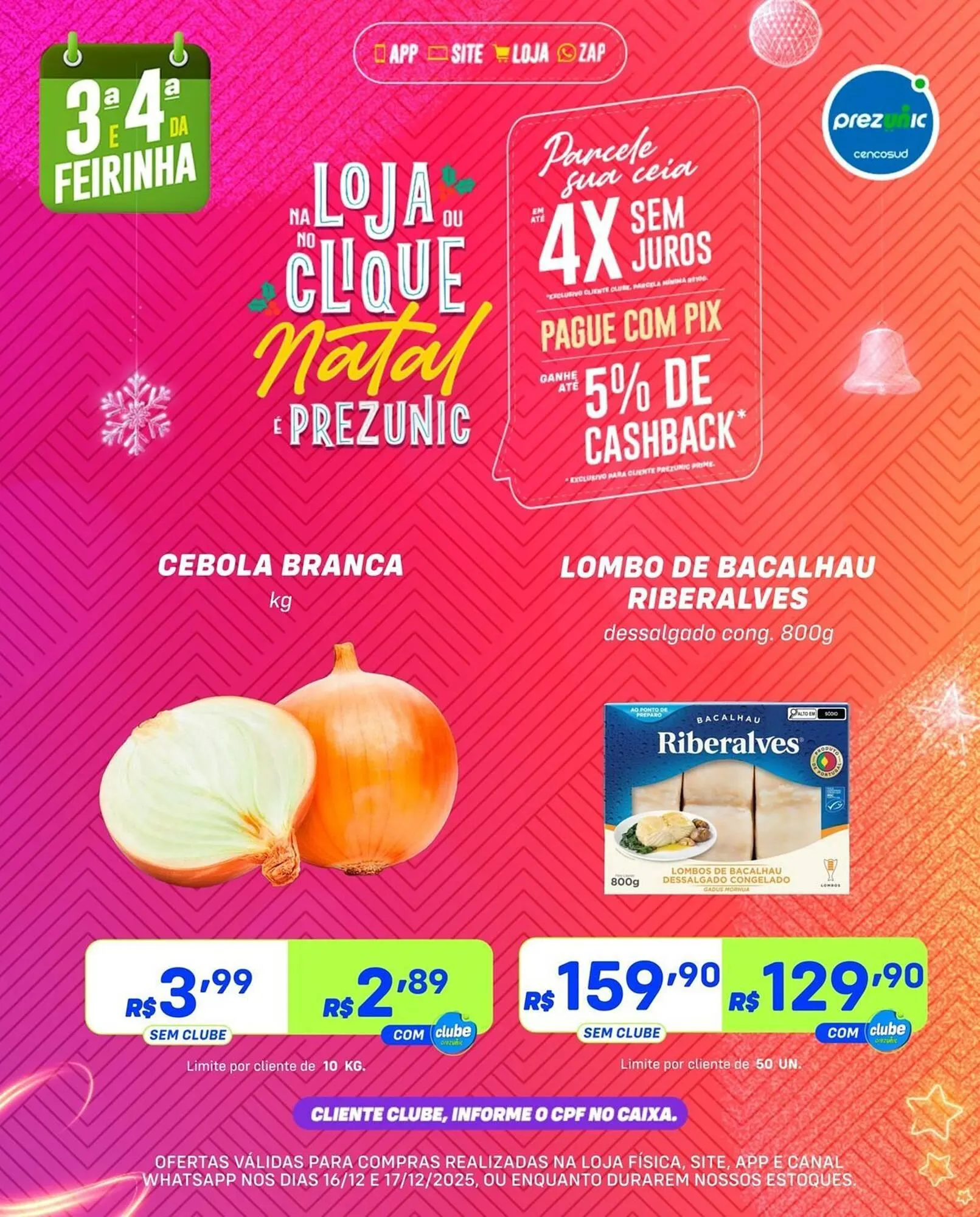 Encarte de Encarte Prezunic 16 de dezembro até 17 de dezembro 2025 - Pagina 2