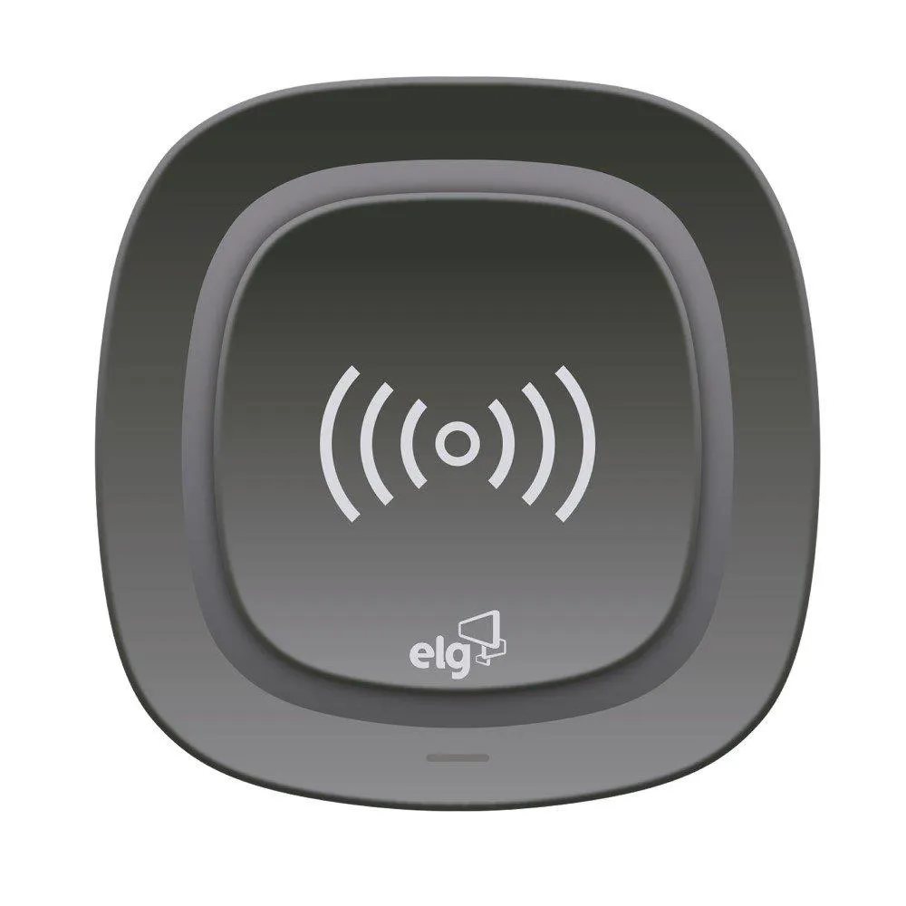 Carregador de Mesa ELG Wireless Indução WQ1BK Preto