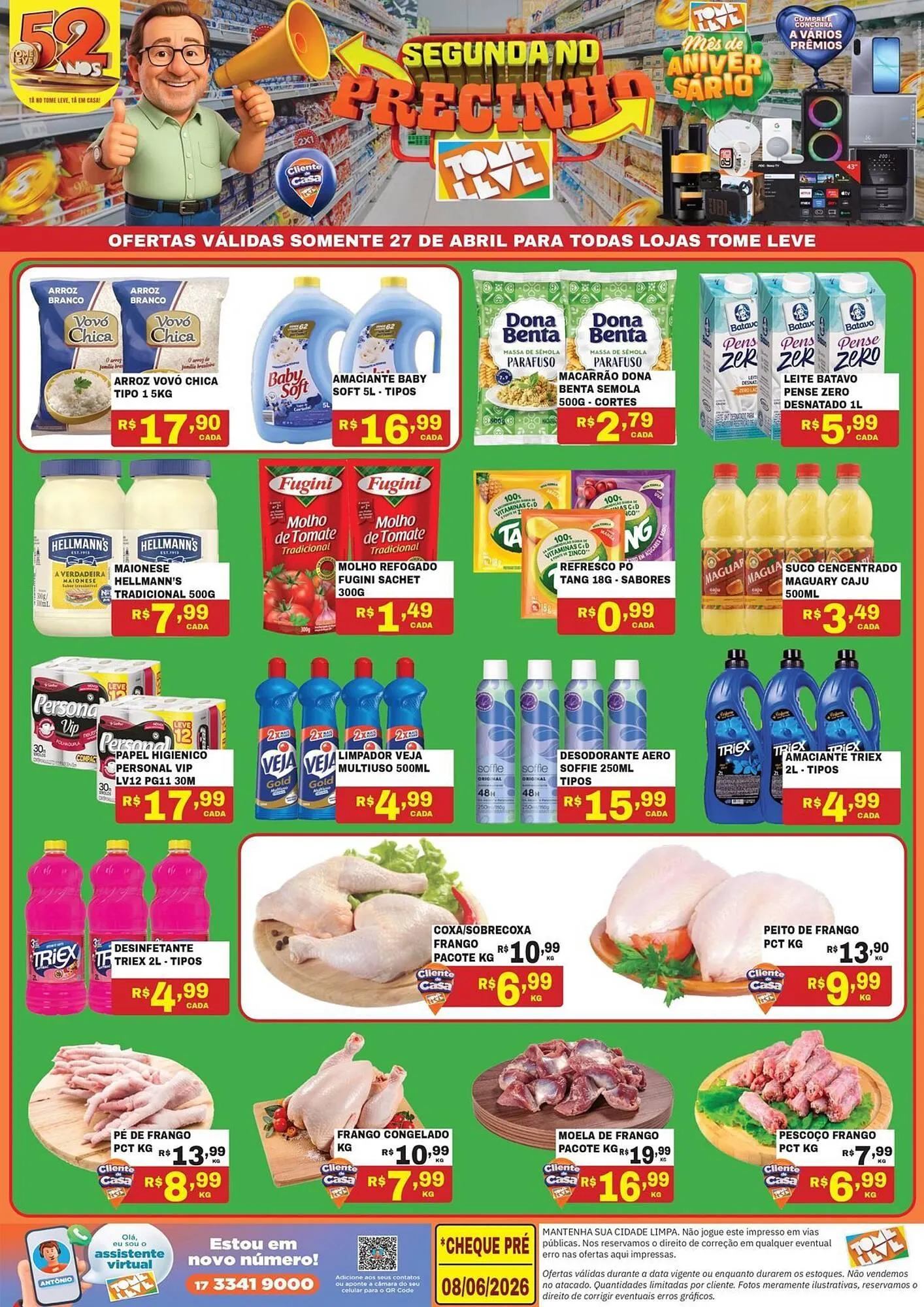 Encarte de Catálogo Tome Leve 27 de abril até 27 de abril 2026 - Pagina 1
