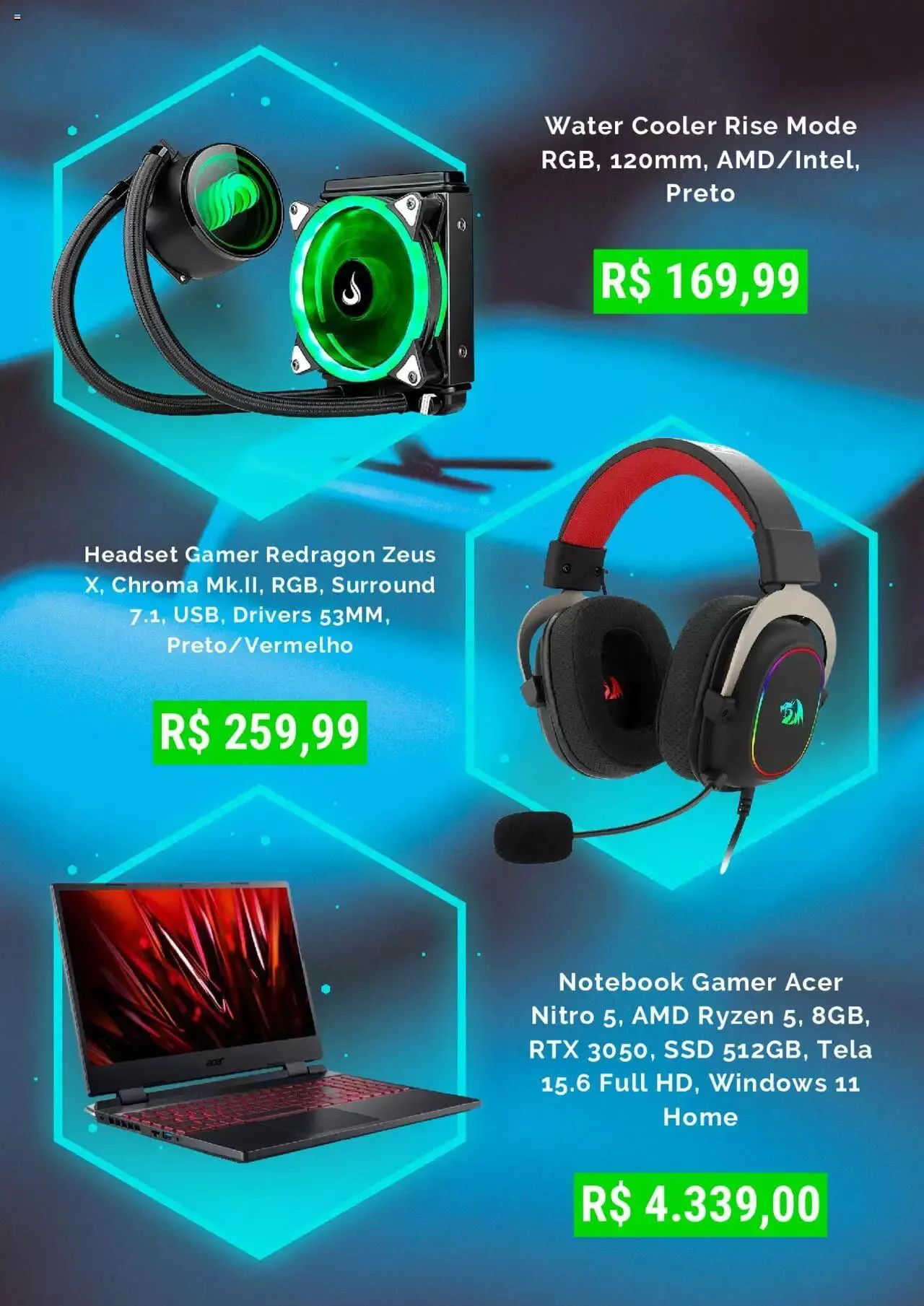 Encarte de KaBuM - Ofertas atuais 17 de abril até 31 de dezembro 2024 - Pagina 3