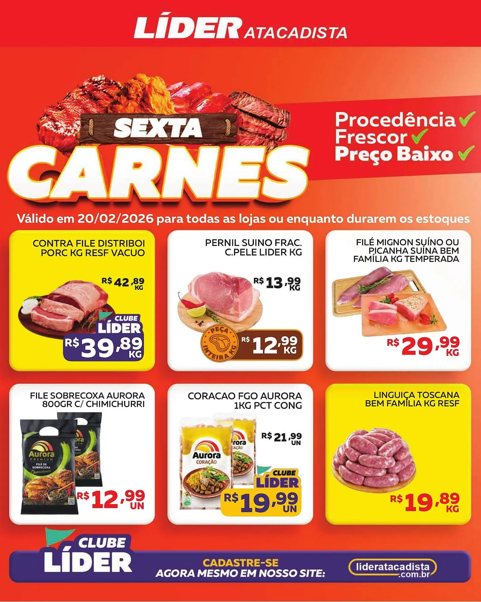 Encarte de Encarte Lider Atacadista 19 de fevereiro até 20 de fevereiro 2026 - Pagina 1