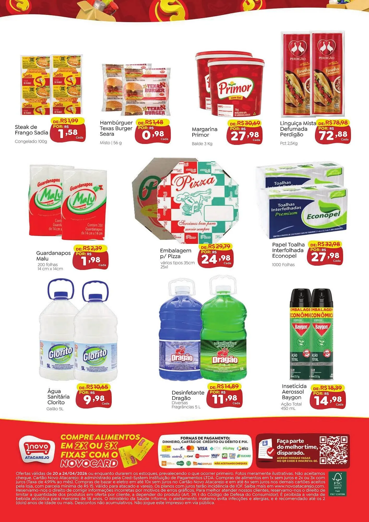Encarte de Folheto Novo Atacarejo 20 de abril até 24 de abril 2026 - Pagina 2