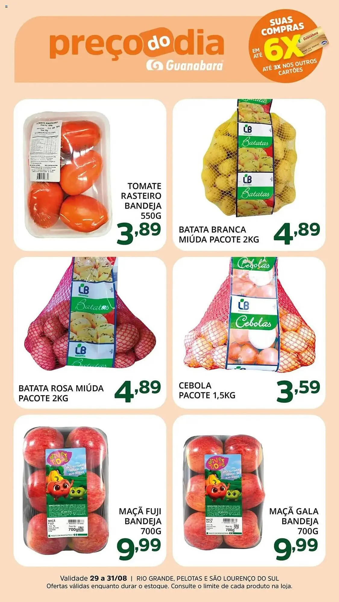 Encarte de Catálogo Supermercados Guanabara 29 de agosto até 31 de agosto 2025 - Pagina 3