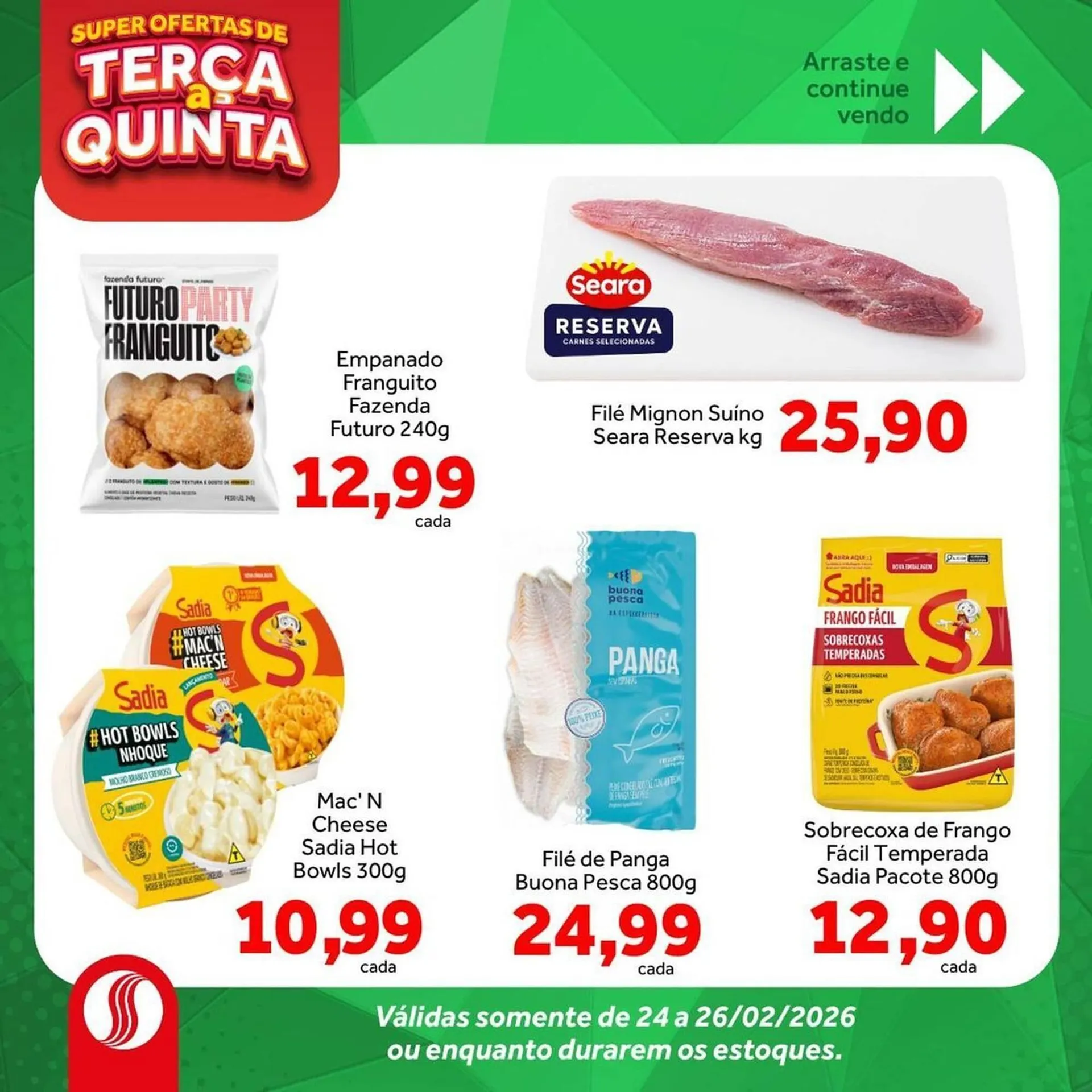 Encarte de Folheto Shibata Supermercados 24 de fevereiro até 26 de fevereiro 2026 - Pagina 4