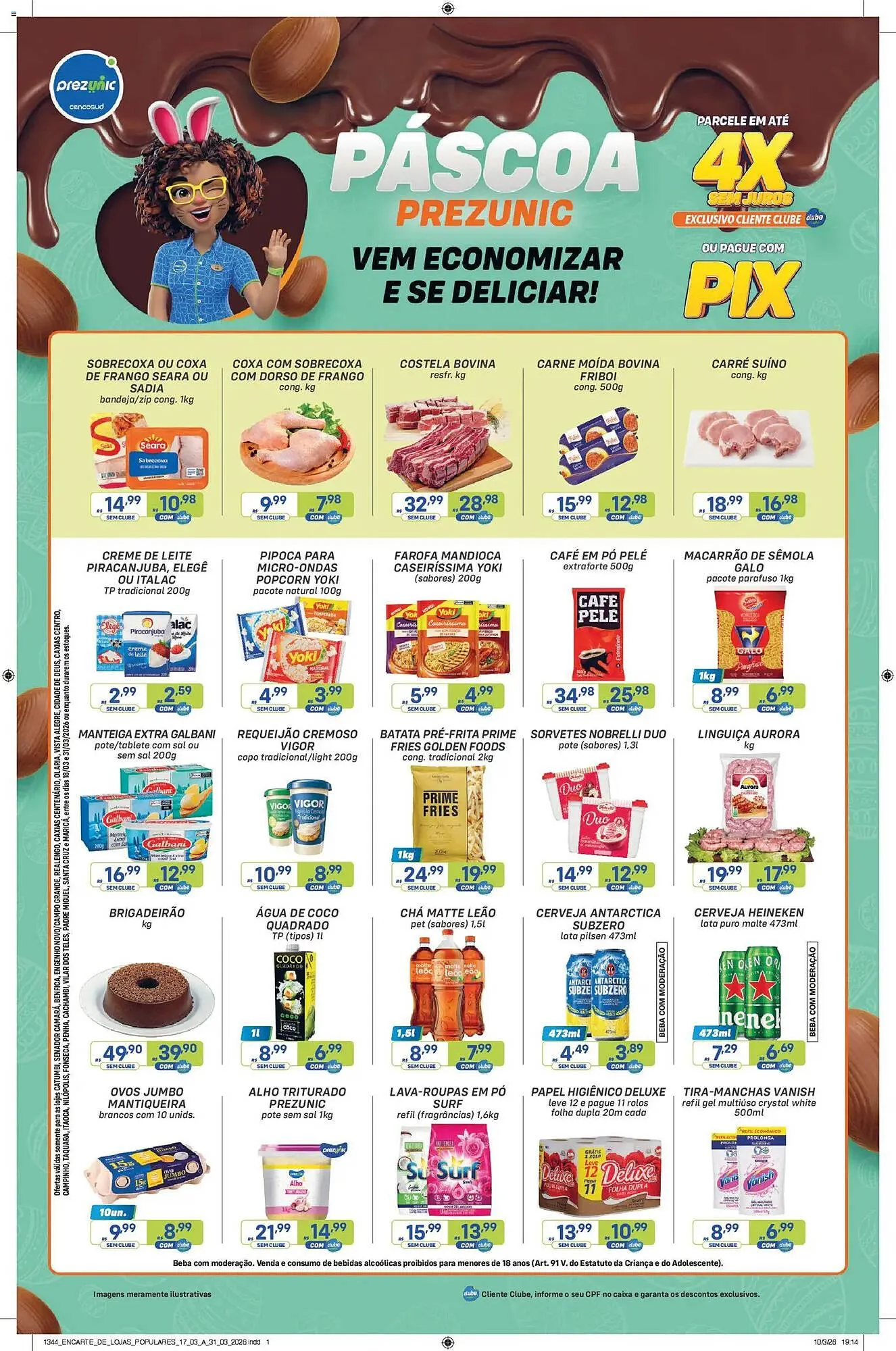 Encarte de Encarte Prezunic 20 de março até 31 de março 2026 - Pagina 1