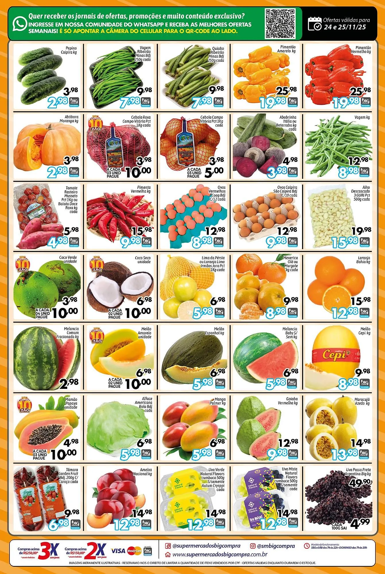Encarte de Catálogo Supermercados Big Compra 24 de novembro até 25 de novembro 2025 - Pagina 2