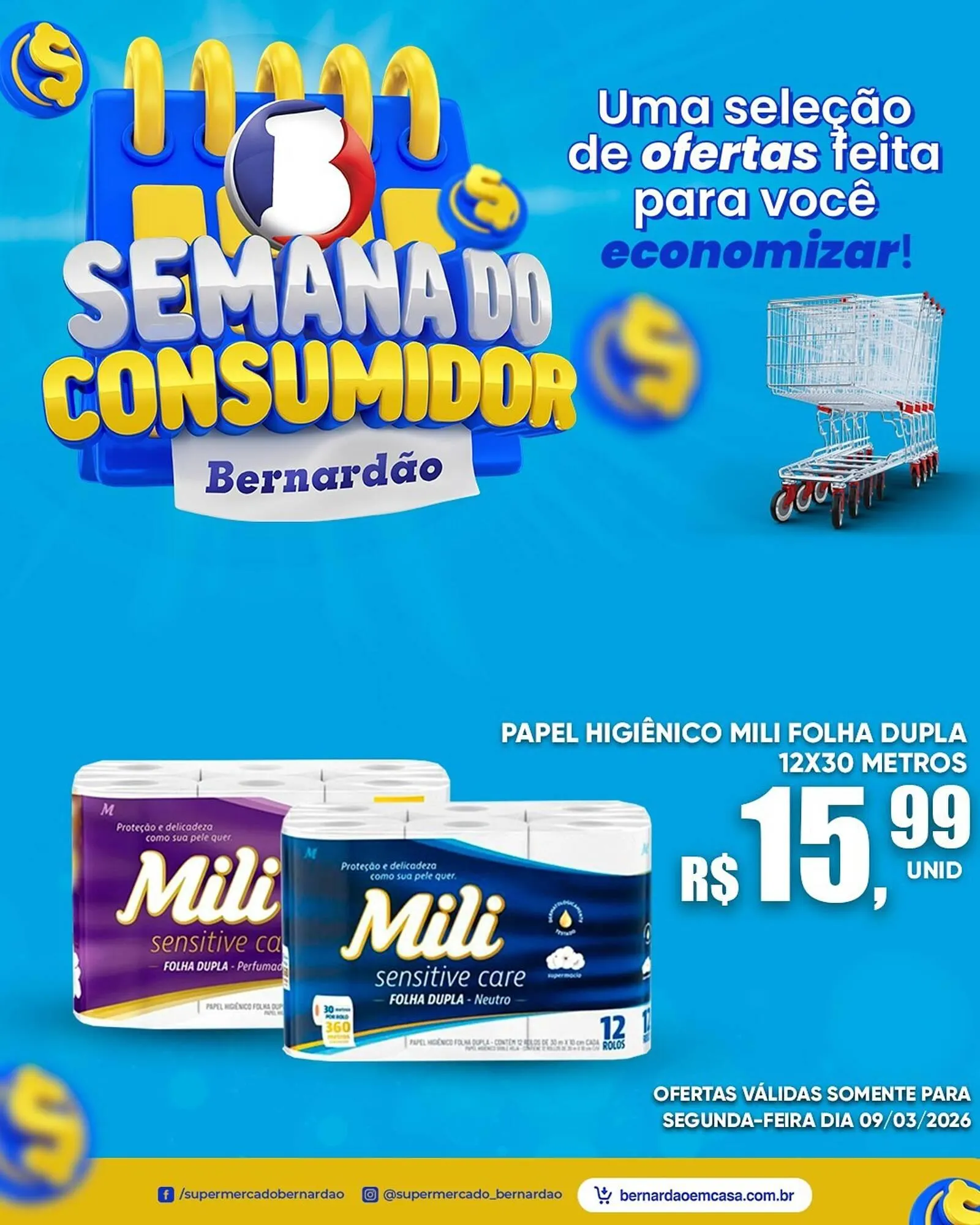 Encarte de Catálogo Supermercado Bernardão 9 de março até 9 de março 2026 - Pagina 2