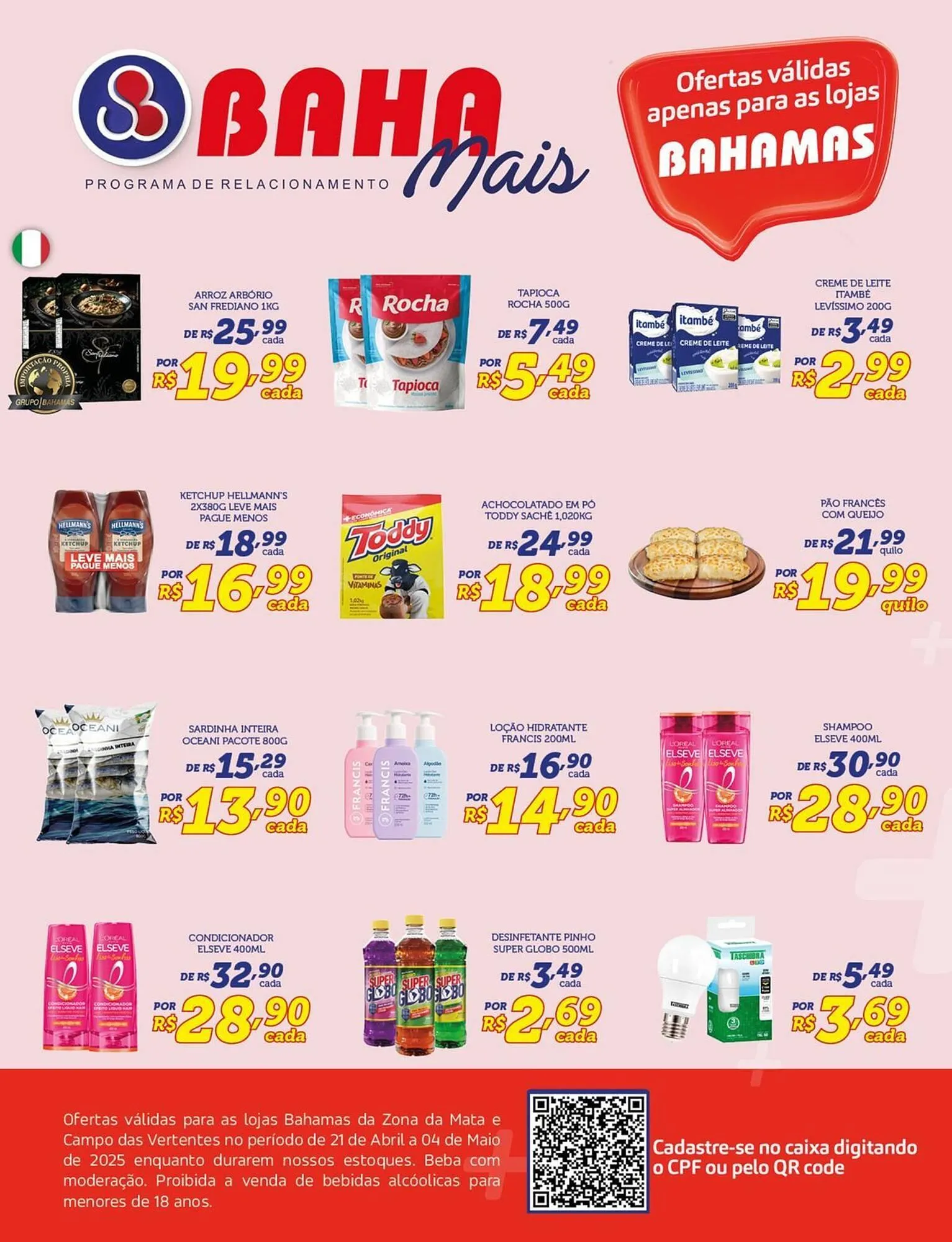 Encarte de Catálogo Bahamas Supermercados 2 de maio até 4 de maio 2025 - Pagina 3