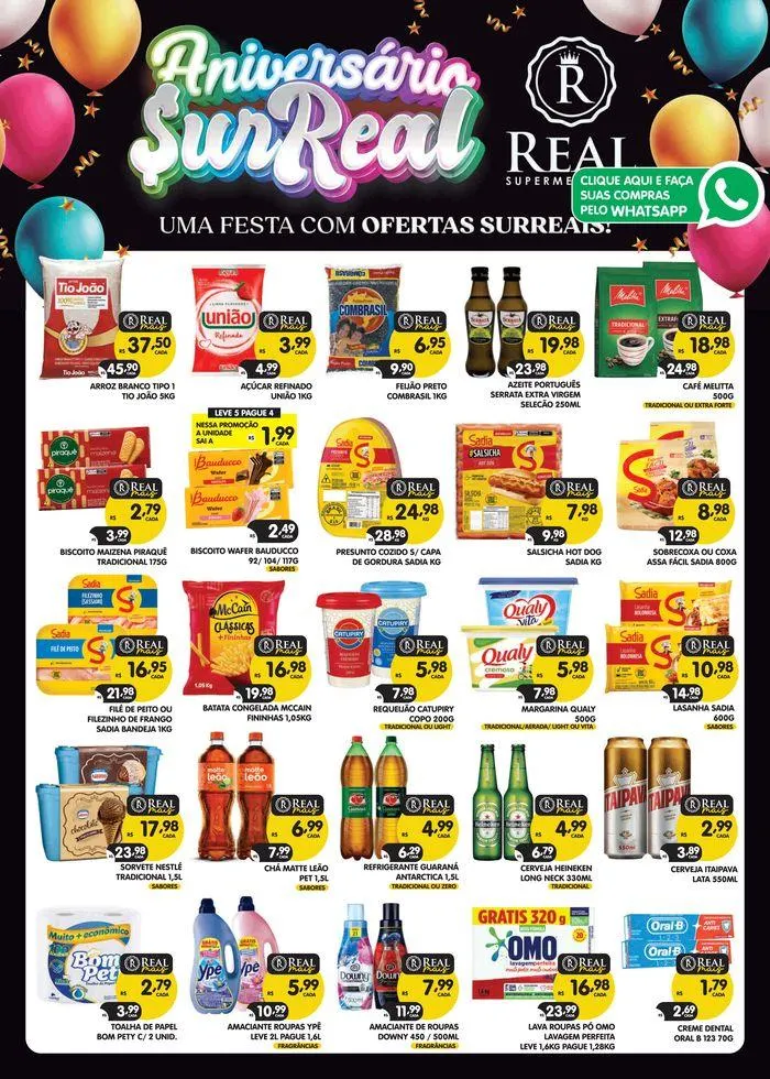 Encarte de Supermercados Real Encarte 23 de agosto até 1 de setembro 2024 - Pagina 1